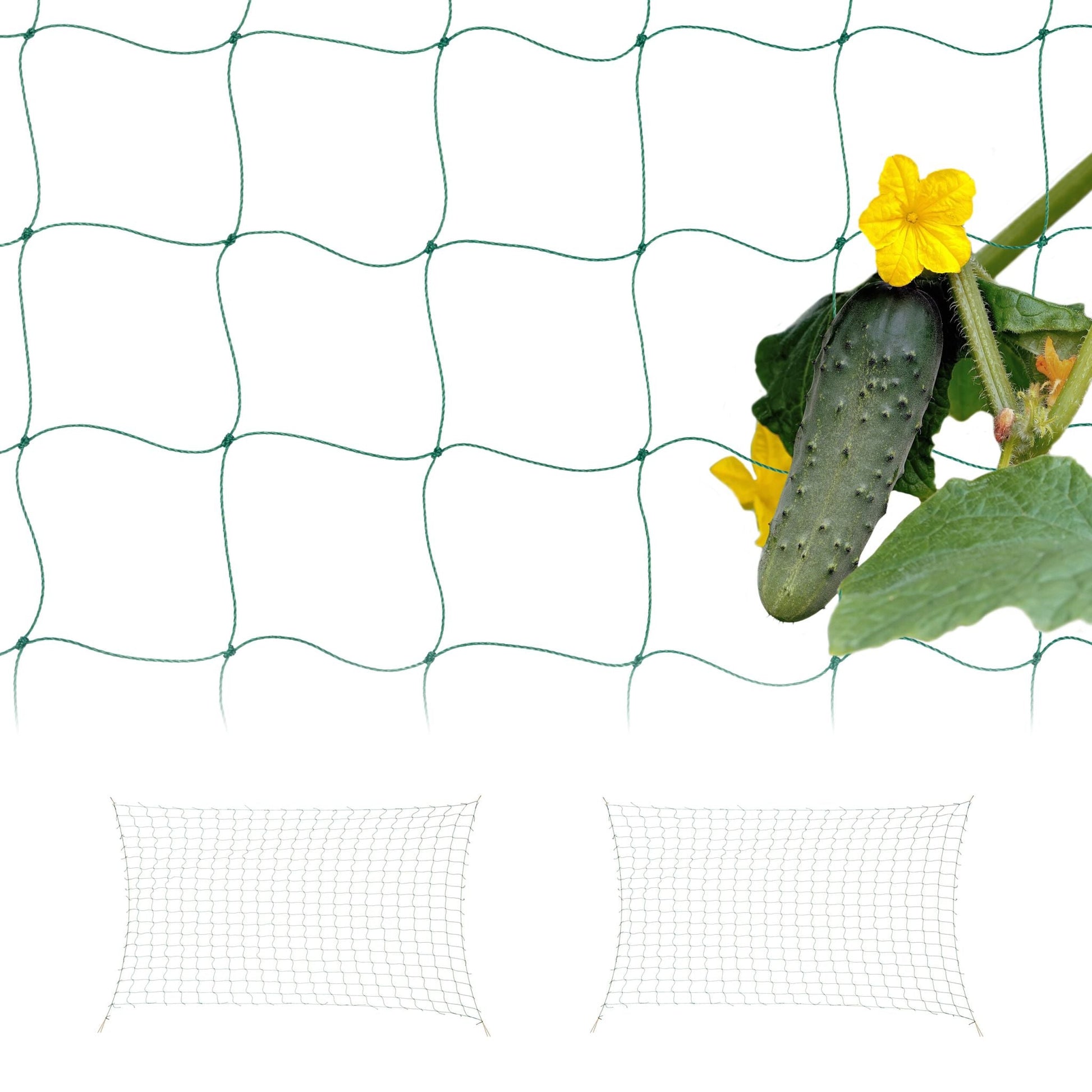 Ranknetz 180 x 500cm 3er-Set Grün von Relaxdays