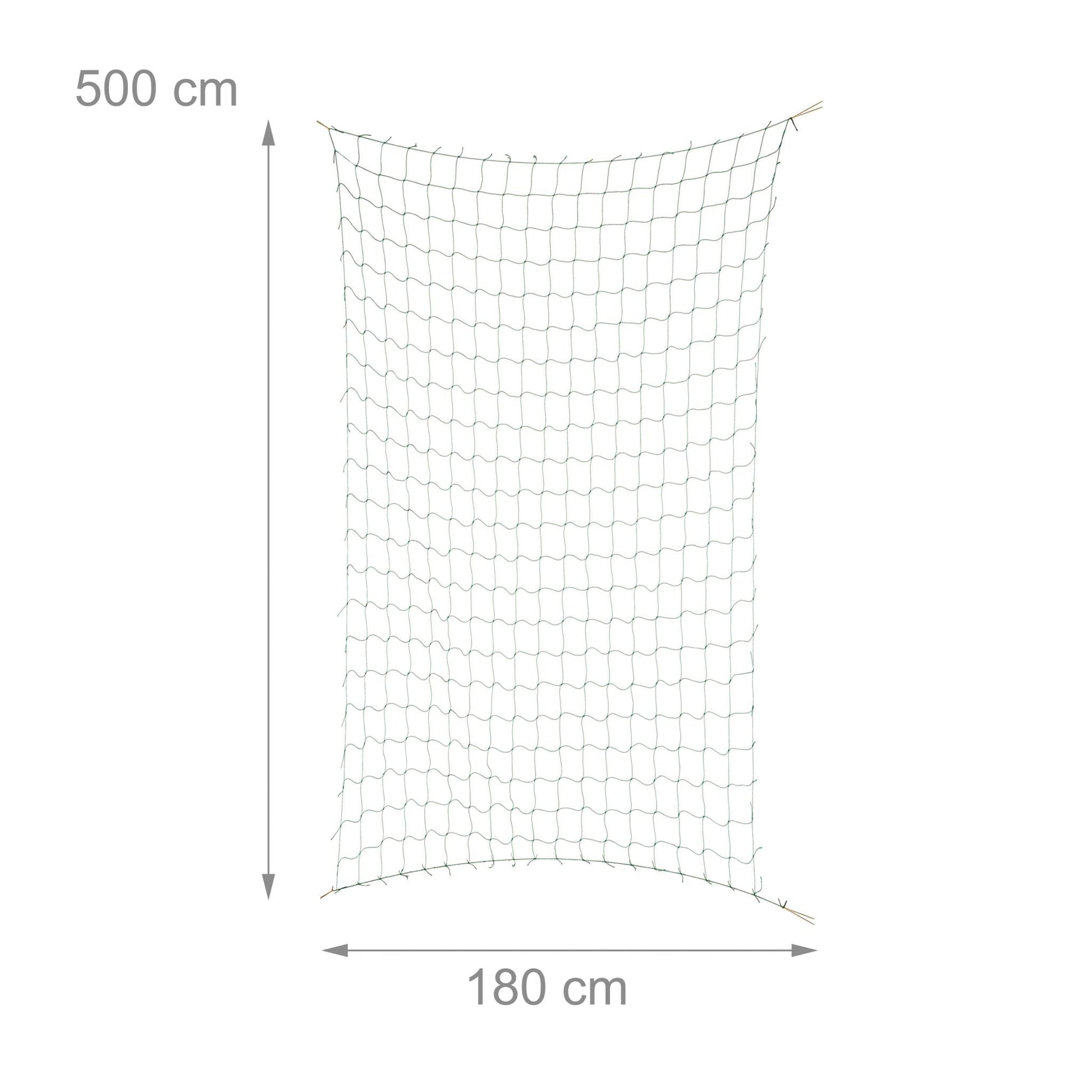 Ranknetz 180 x 500cm 3er-Set Grün von Relaxdays