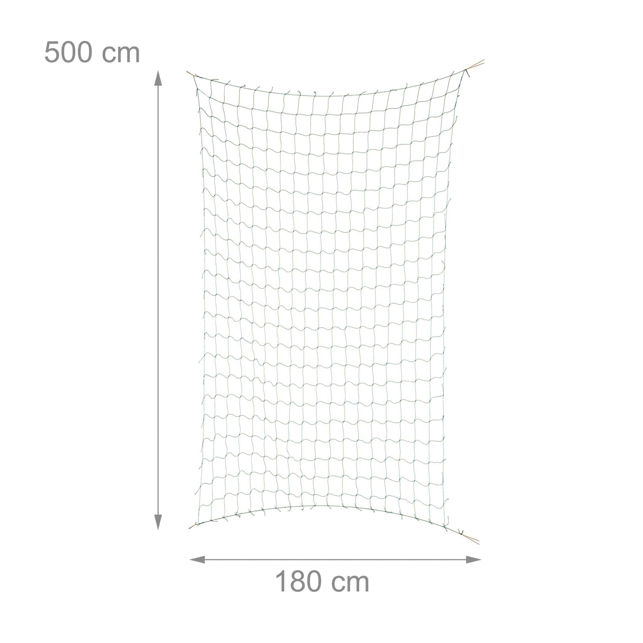 Ranknetz 180 x 500cm 3er-Set Grün von Relaxdays