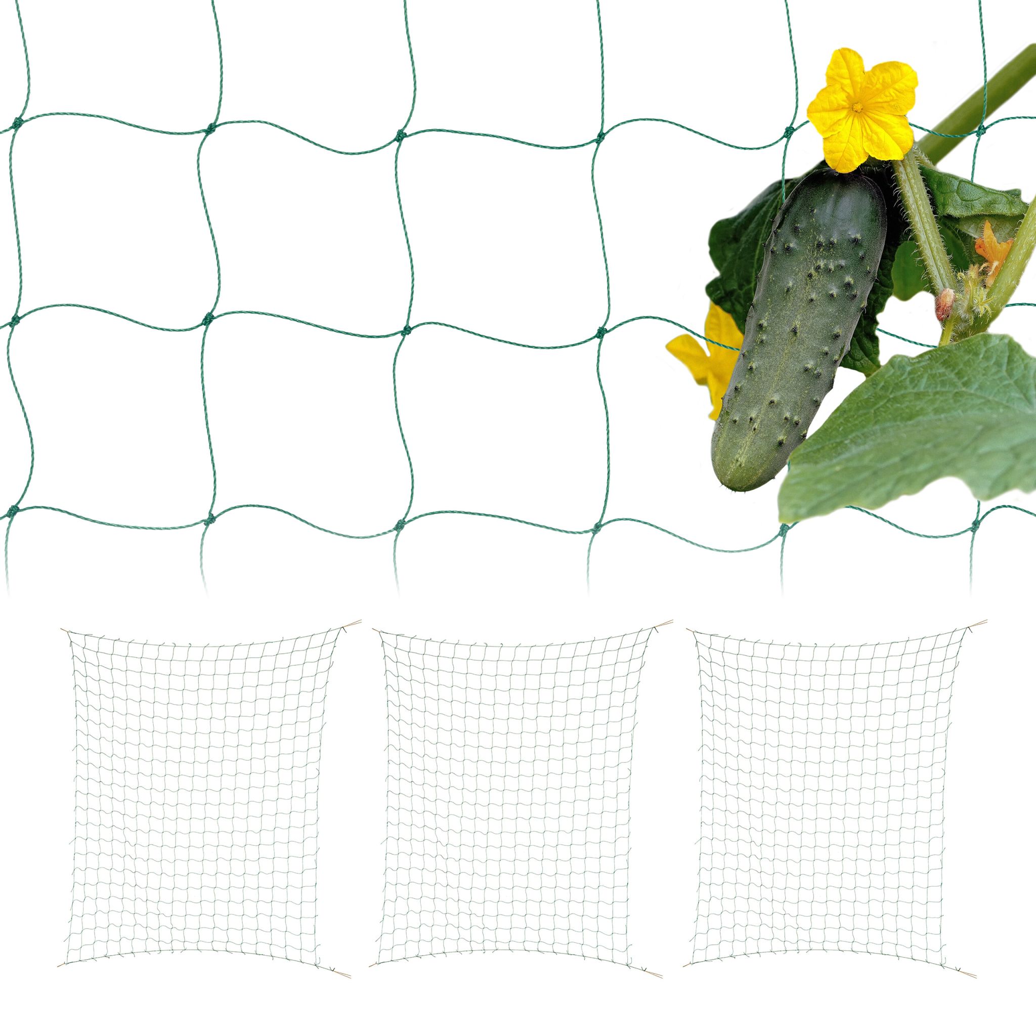 Ranknetz 200 x 250cm 4er-Set Grün von Relaxdays