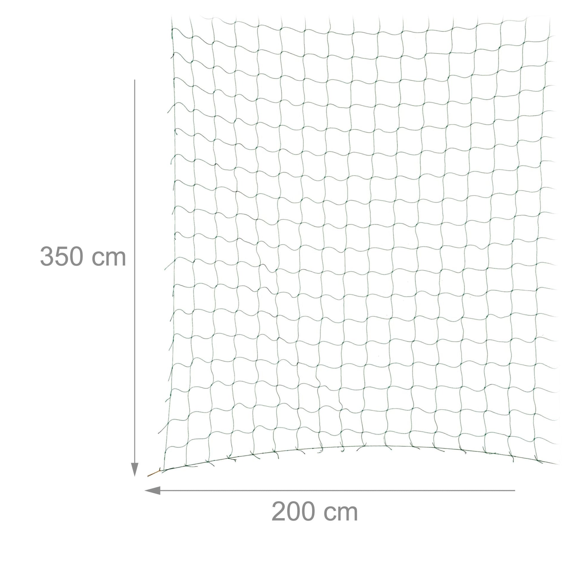 Ranknetz 200 x 350cm 4er-Set Grün von Relaxdays