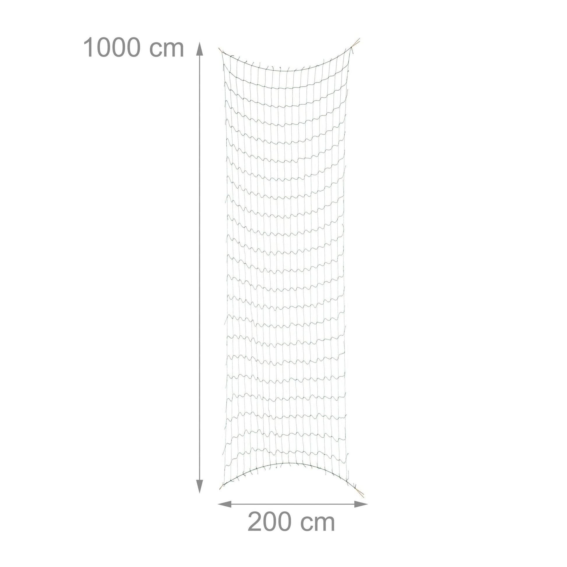 Ranknetz 200 x 1000cm Grün von Relaxdays