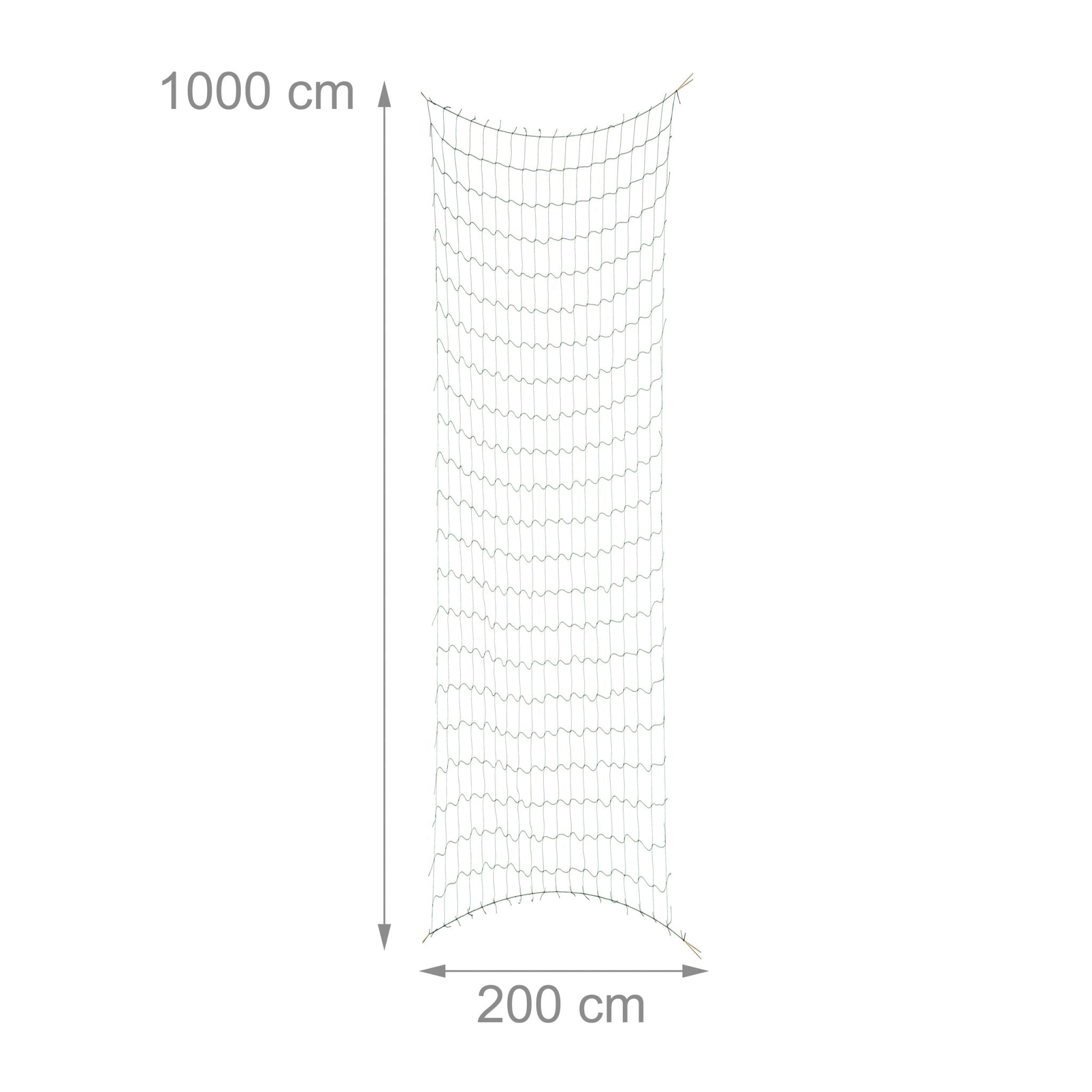 Ranknetz 200 x 1000cm Grün von Relaxdays