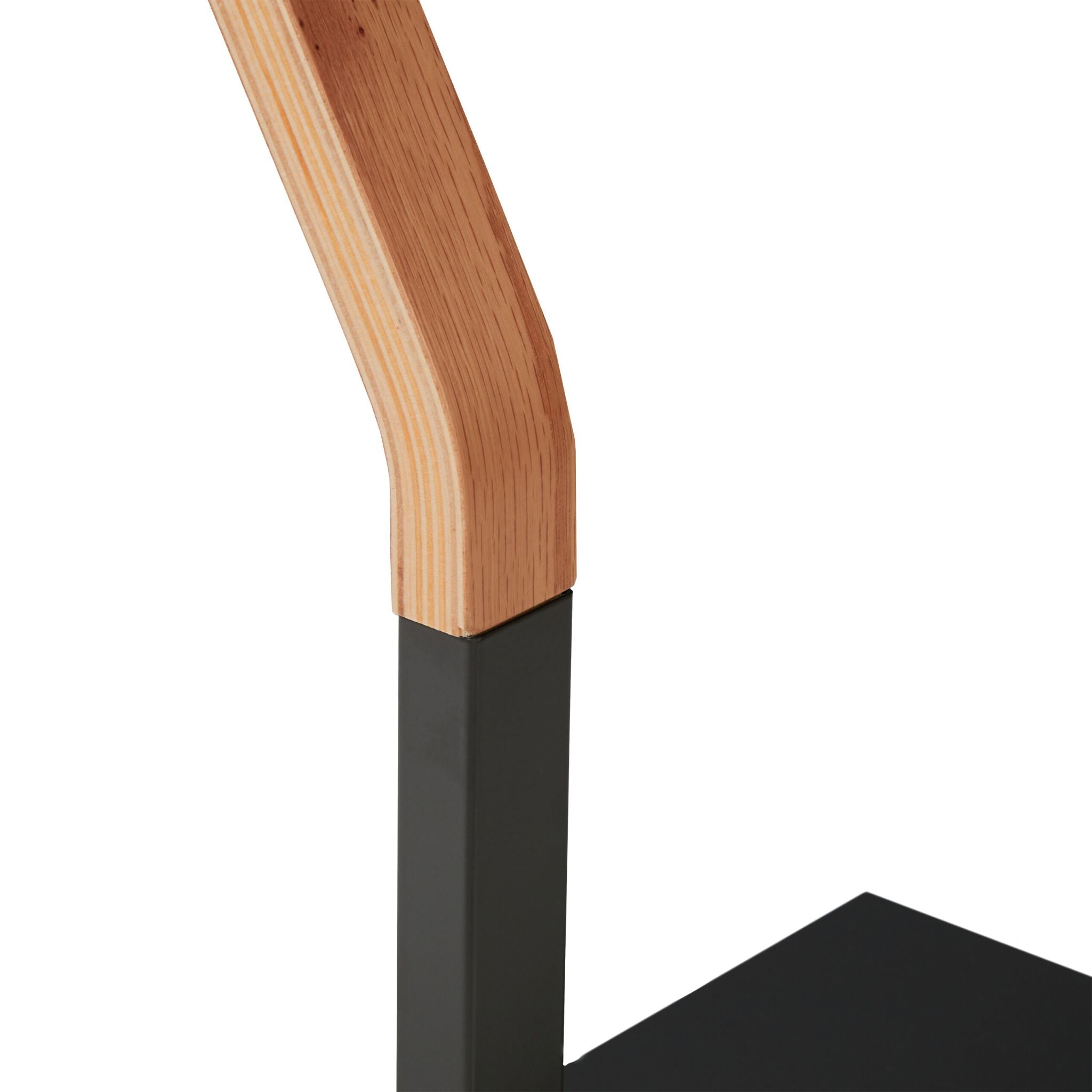 Handtuchständer mit geknicktem Design Hellbraun-Grau von Relaxdays