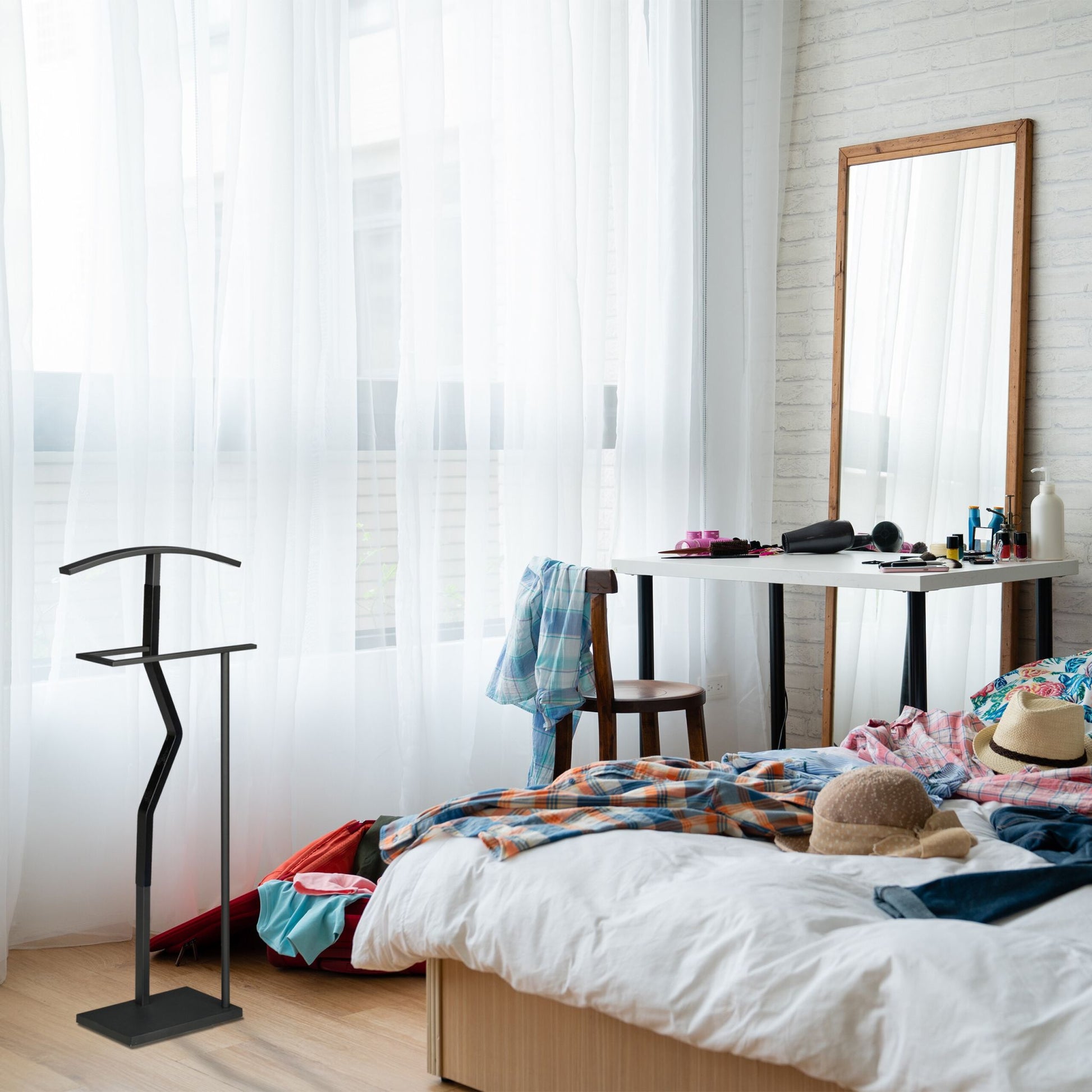 Herrendiener Schwarz von Relaxdays