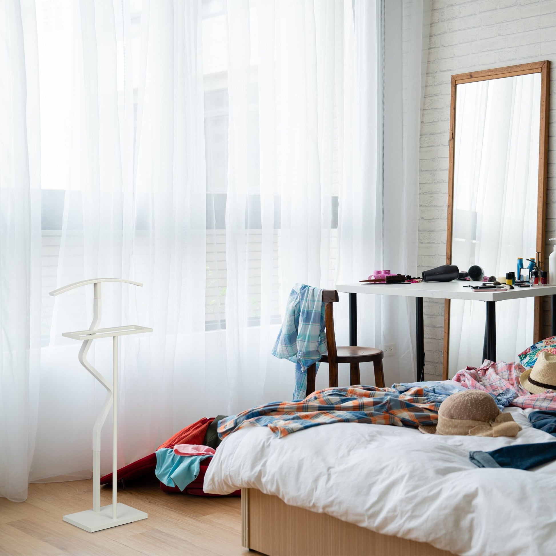 Herrendiener Weiss von Relaxdays