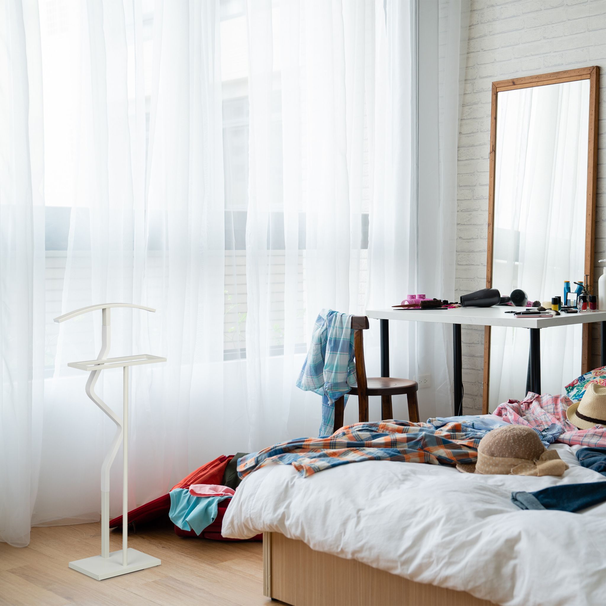 Herrendiener Weiss von Relaxdays
