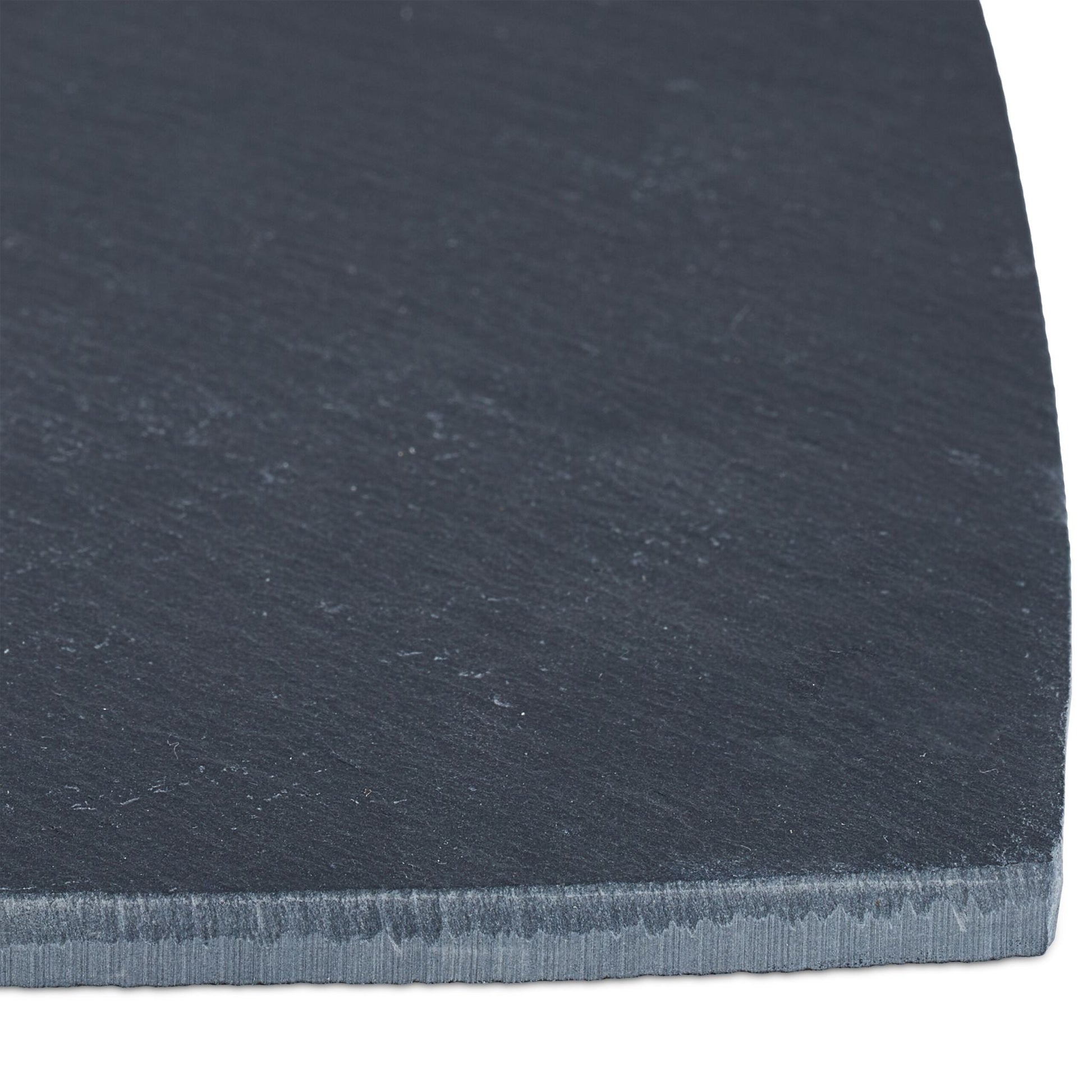 Schieferplatte Herzform 2.0 Schwarz-Silber von Relaxdays