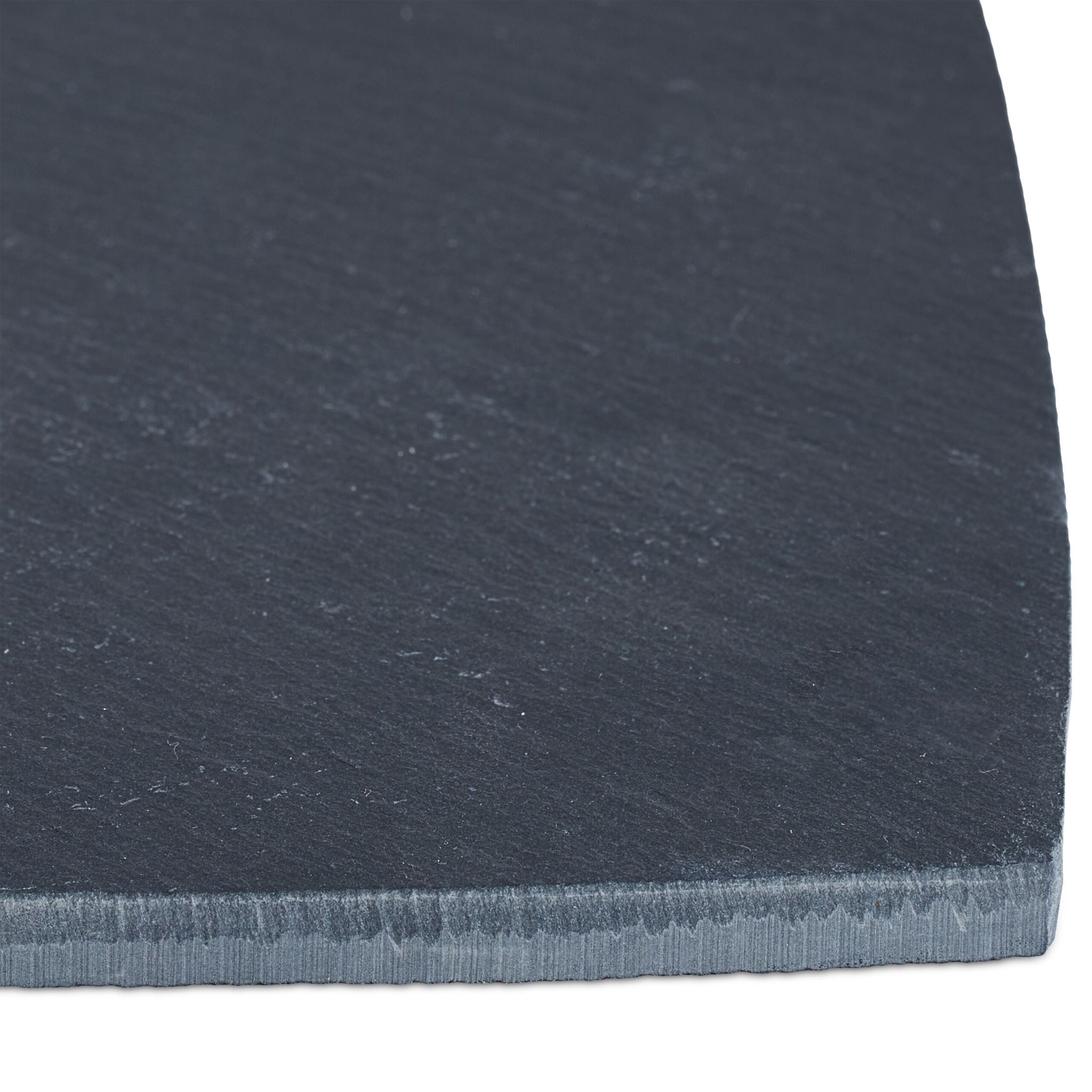 Schieferplatte Herzform 2.0 Schwarz-Silber von Relaxdays