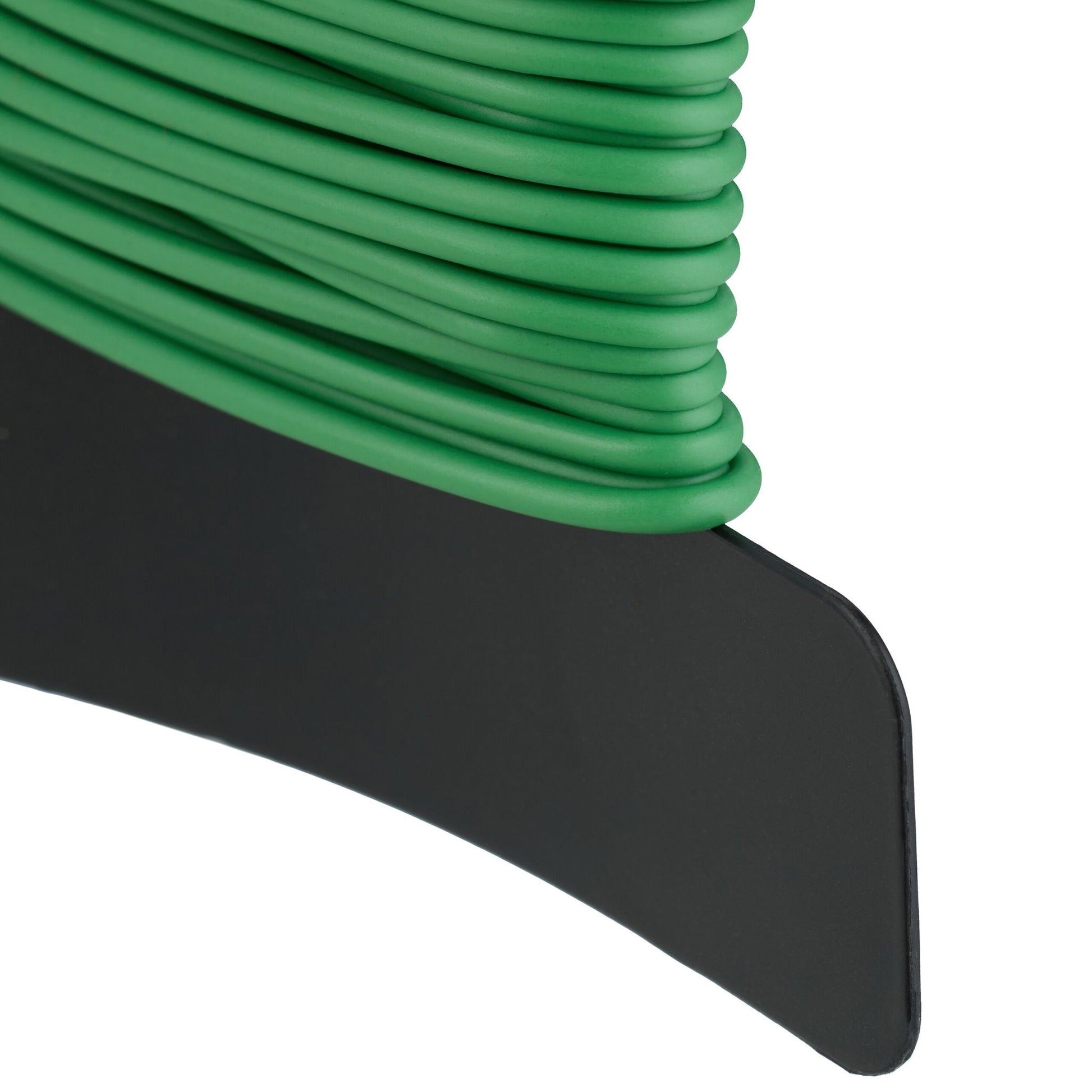 Gartendraht 2,5mm x 10m 10er-Set Grün-Schwarz von Relaxdays