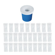Pool Skimmer Socken 30er-Set Weiss von Relaxdays