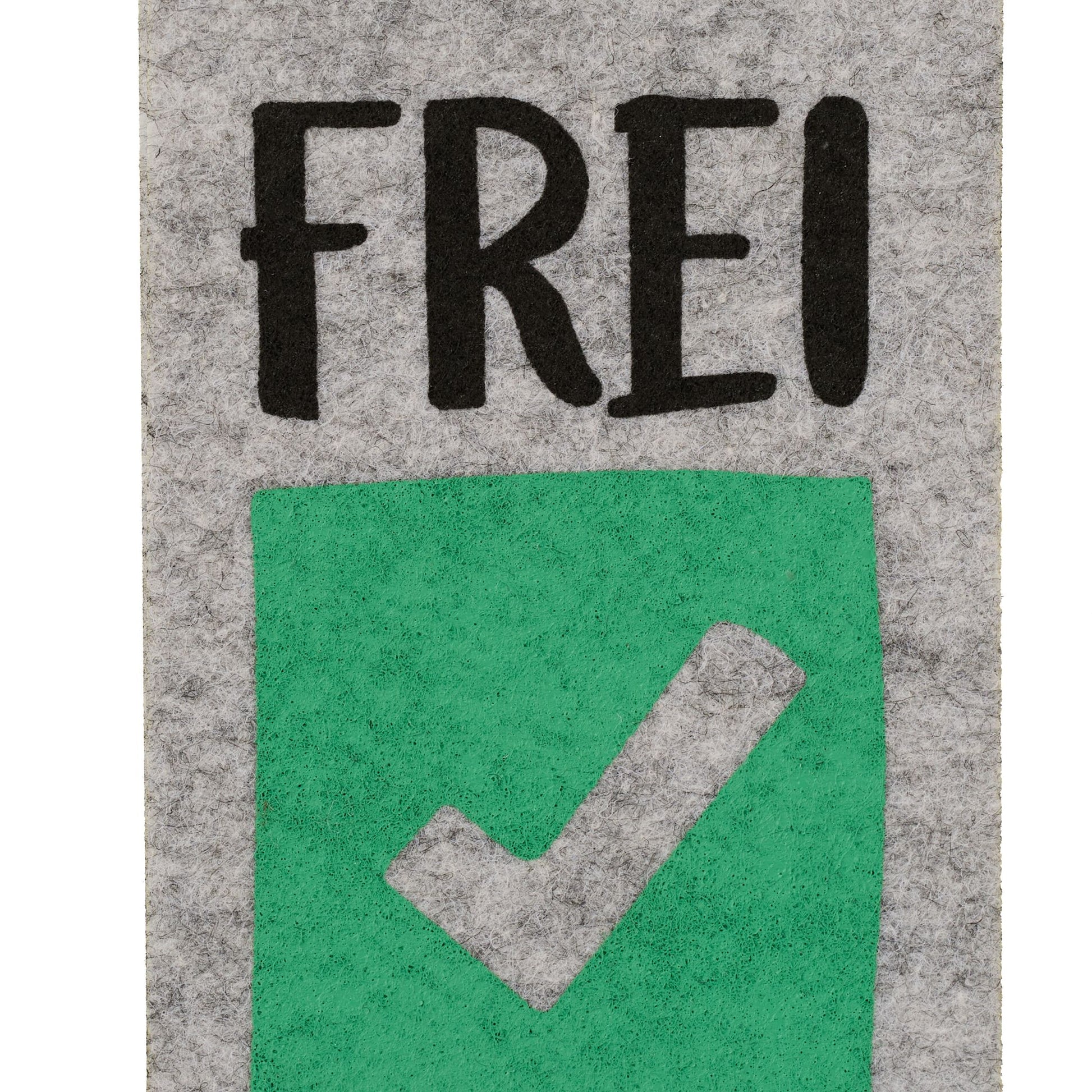 Türschild Besetzt Frei 10er-Set Grün-Rot-Grau von Relaxdays