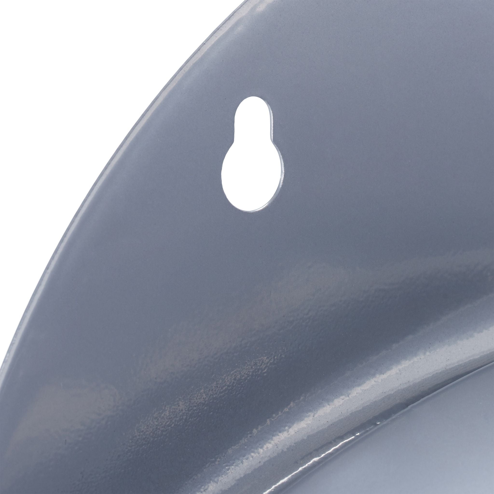Metall Schlauchhalter Wand 2er-Set Grau von Relaxdays