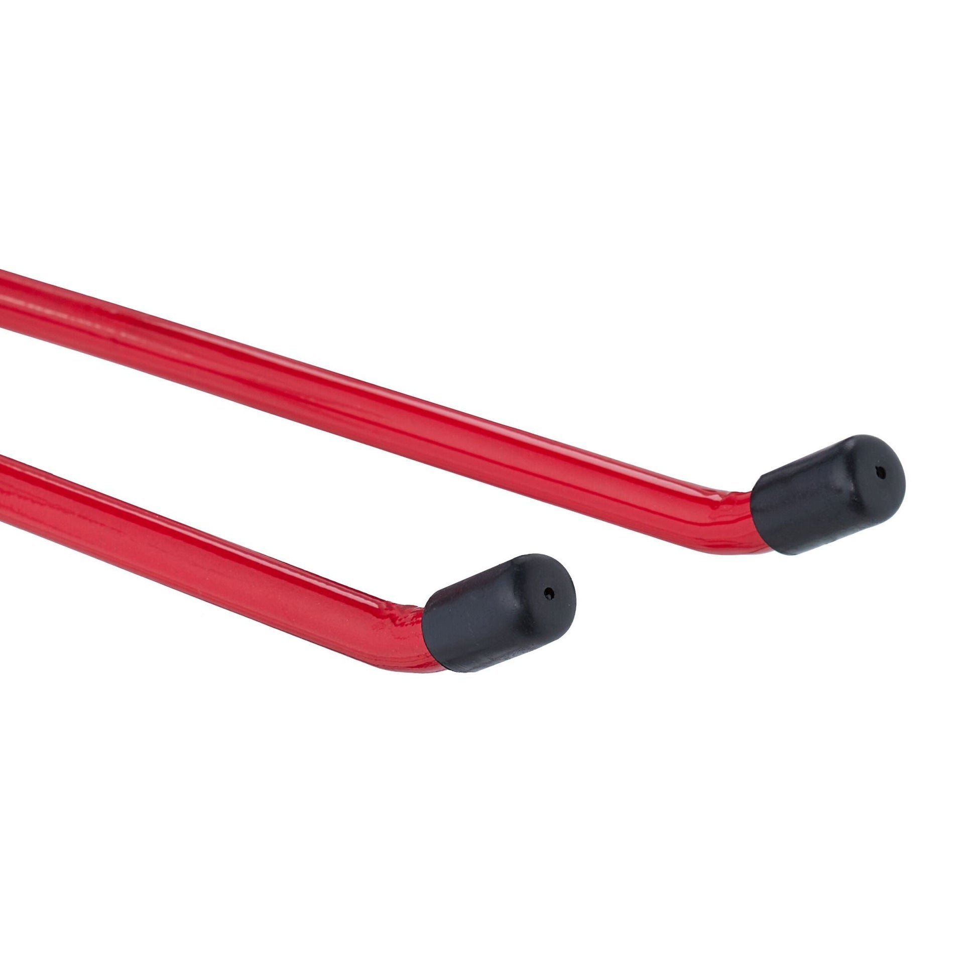Gerätehalter Stahl Rot-Schwarz von Relaxdays