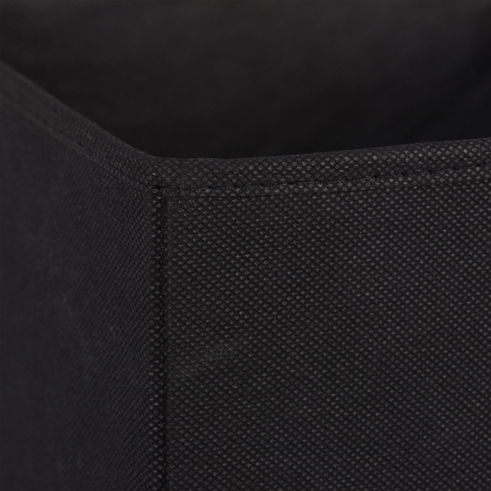 Aufbewahrungsbox 2er-Set Schwarz-Silber von Relaxdays