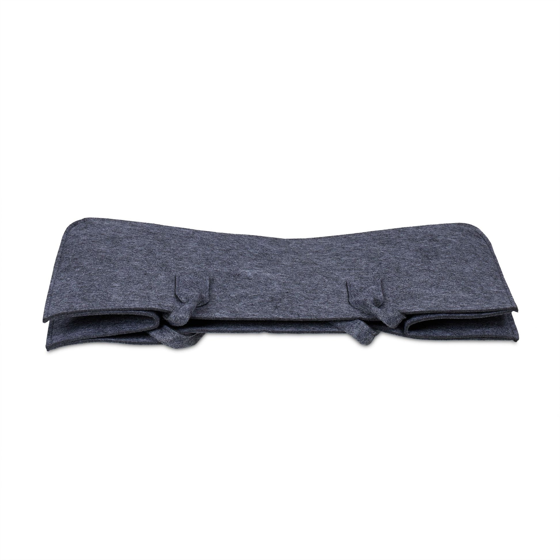 Kaminholztasche Filz 2er-Set Anthrazit von Relaxdays