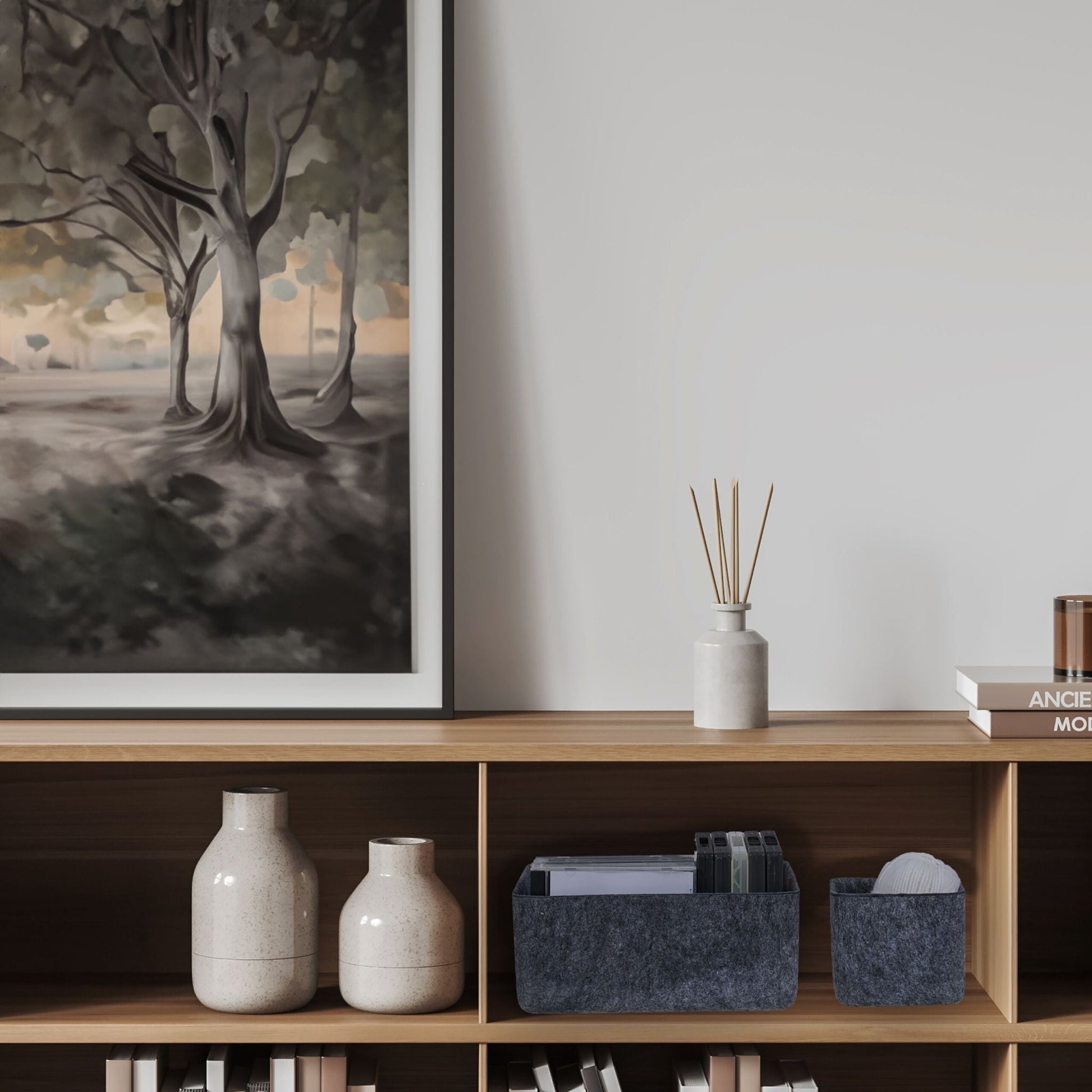 Schubladen Organizer 5er-Set Anthrazit von Relaxdays