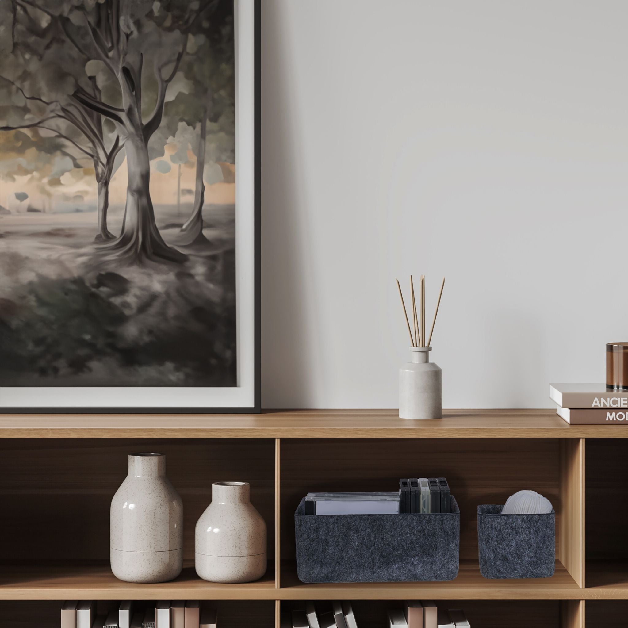 Schubladen Organizer 5er-Set Anthrazit von Relaxdays