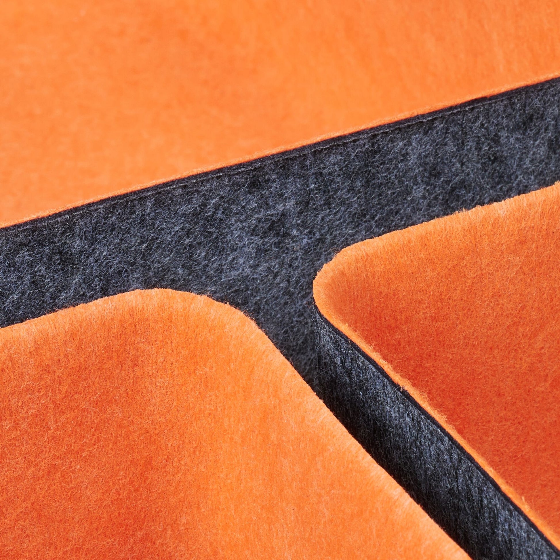 Schubladen Organizer 5er-Set Anthrazit-Orange von Relaxdays