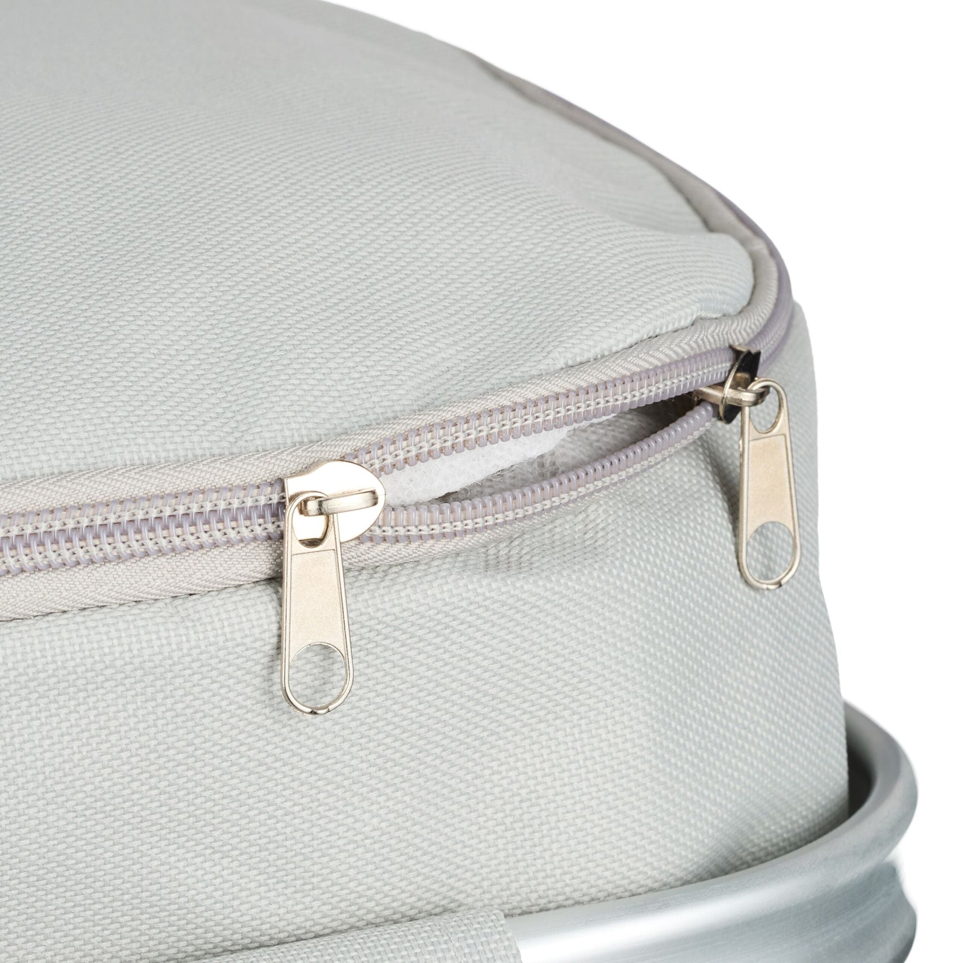 Isolierter Einkaufskorb Schwarz-Silber-Grau von Relaxdays