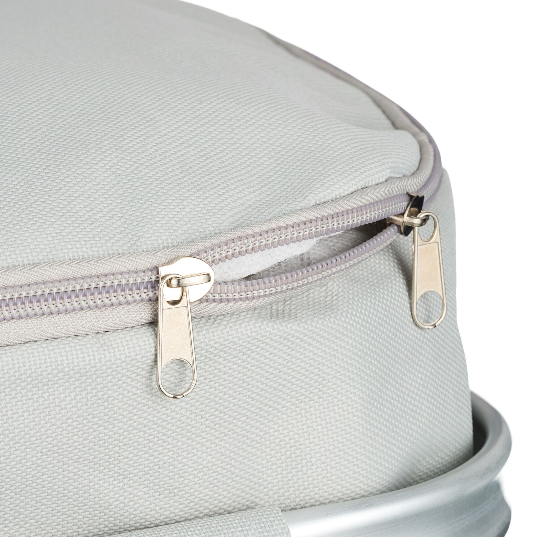 Isolierter Einkaufskorb Schwarz-Silber-Grau von Relaxdays