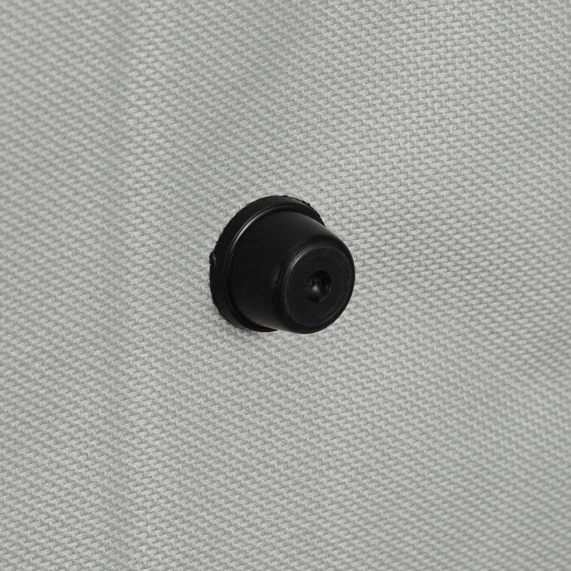 Isolierter Einkaufskorb Schwarz-Silber-Grau von Relaxdays