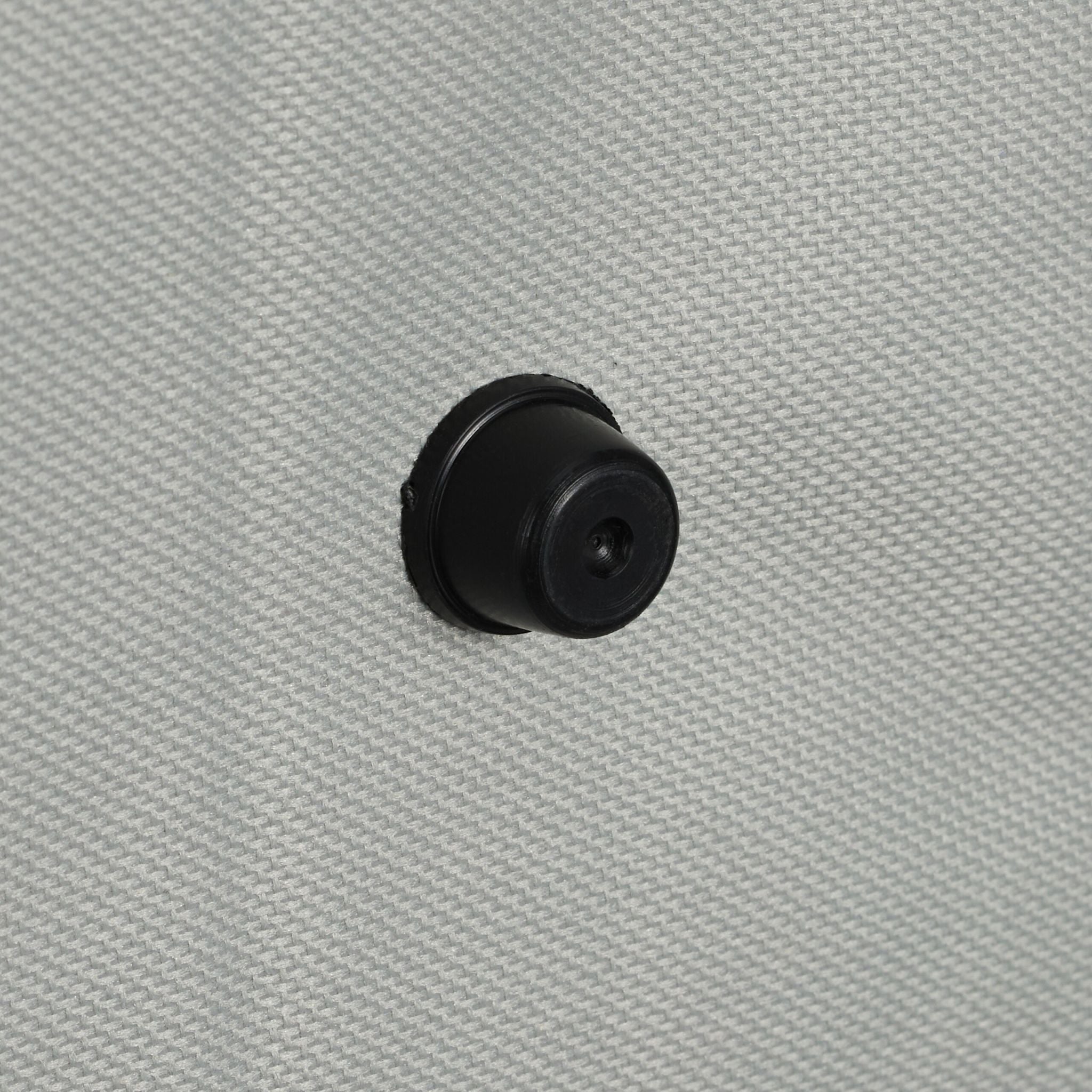 Isolierter Einkaufskorb Schwarz-Silber-Grau von Relaxdays