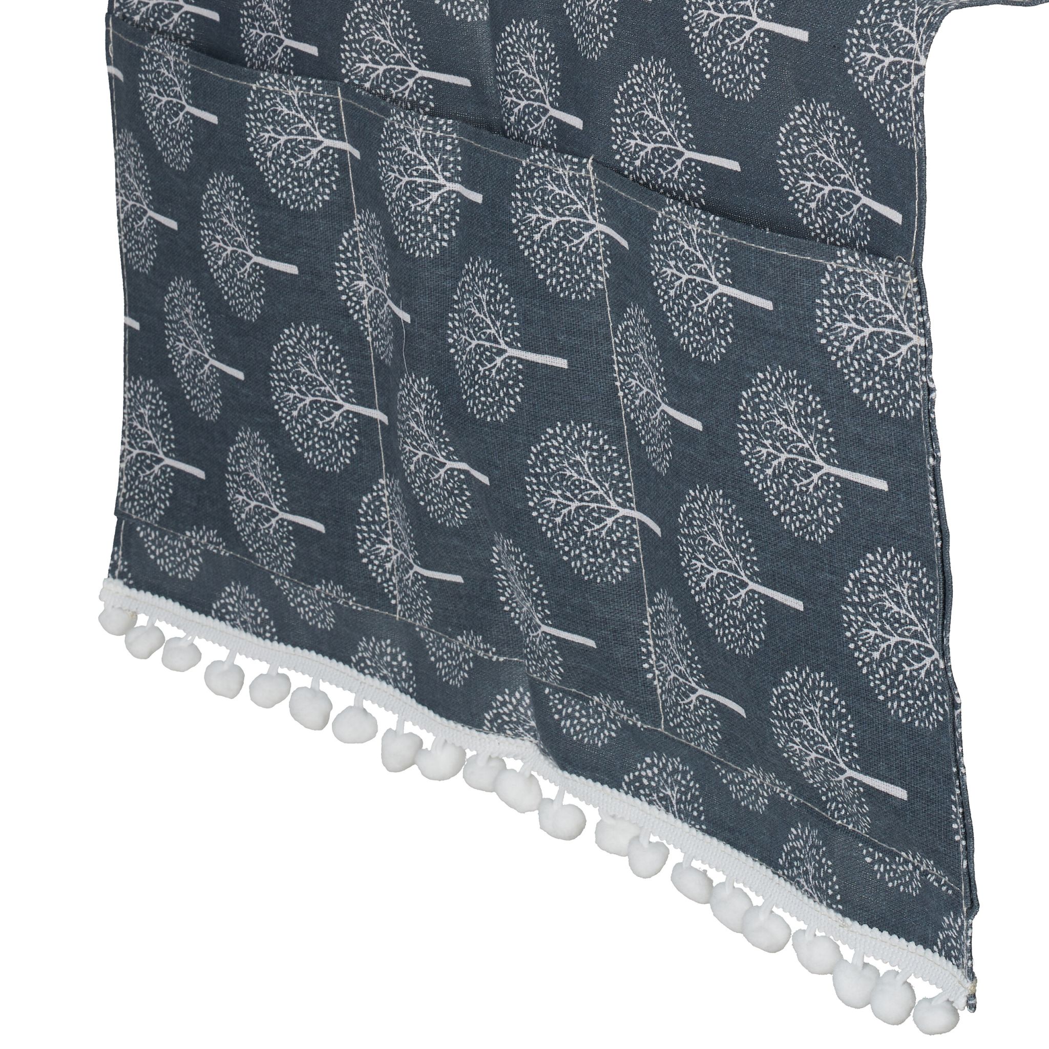 Waschmaschinenauflage mit Taschen Anthrazit-Weiss-Creme von Relaxdays