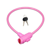Fahrradschloss für Kinder Pink-Rot