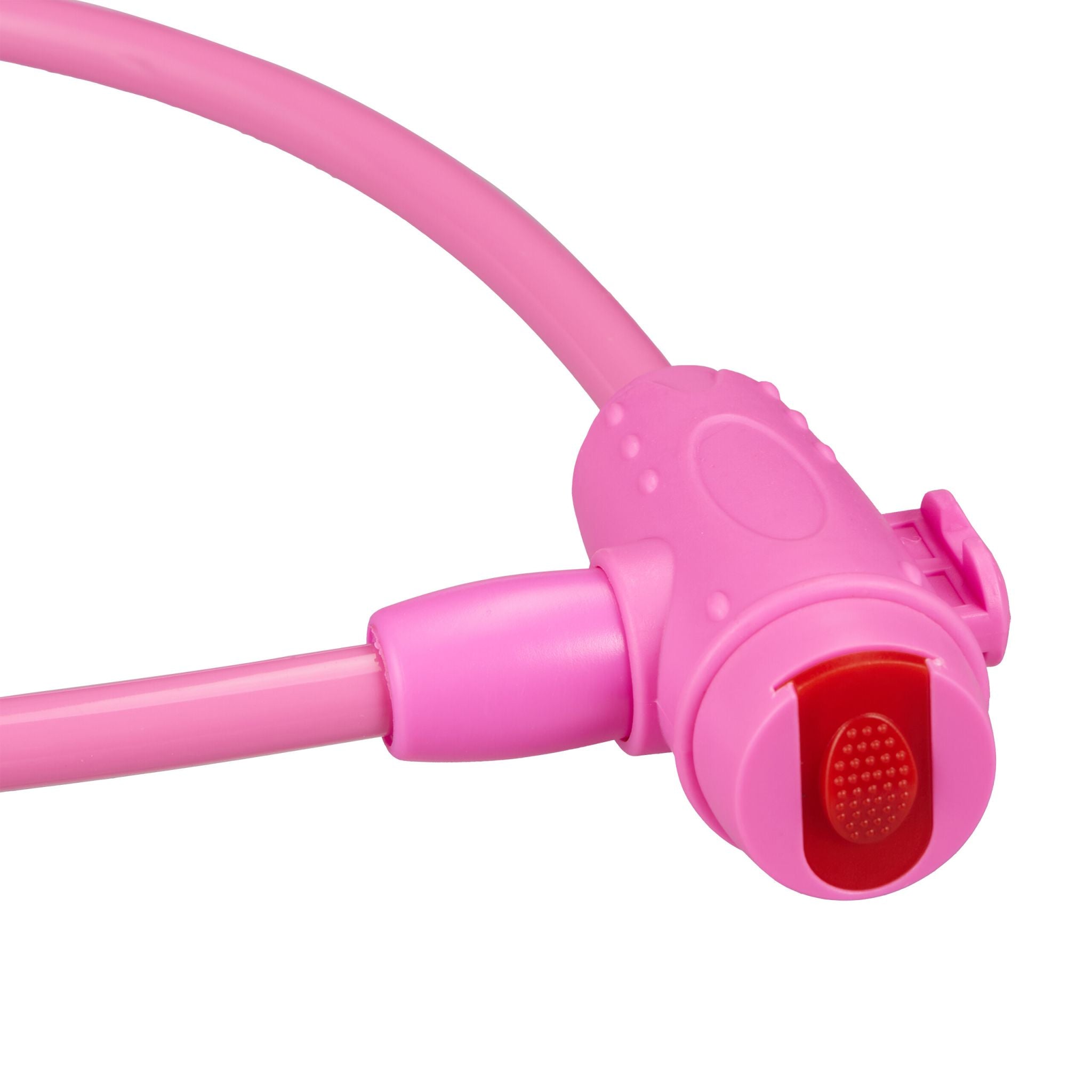 Fahrradschloss für Kinder Pink-Rot