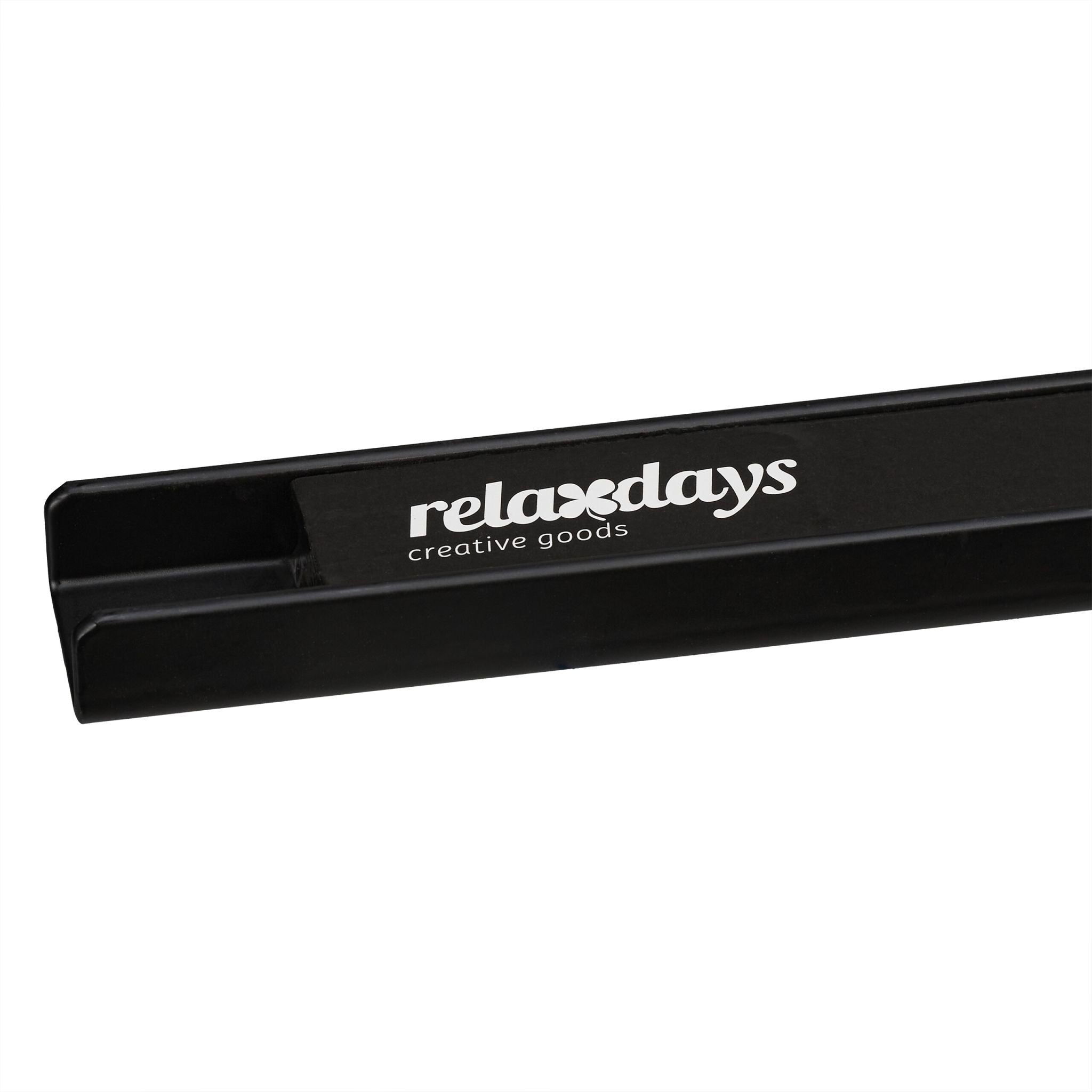 Magnetleiste Stahl 3er-Set Schwarz von Relaxdays