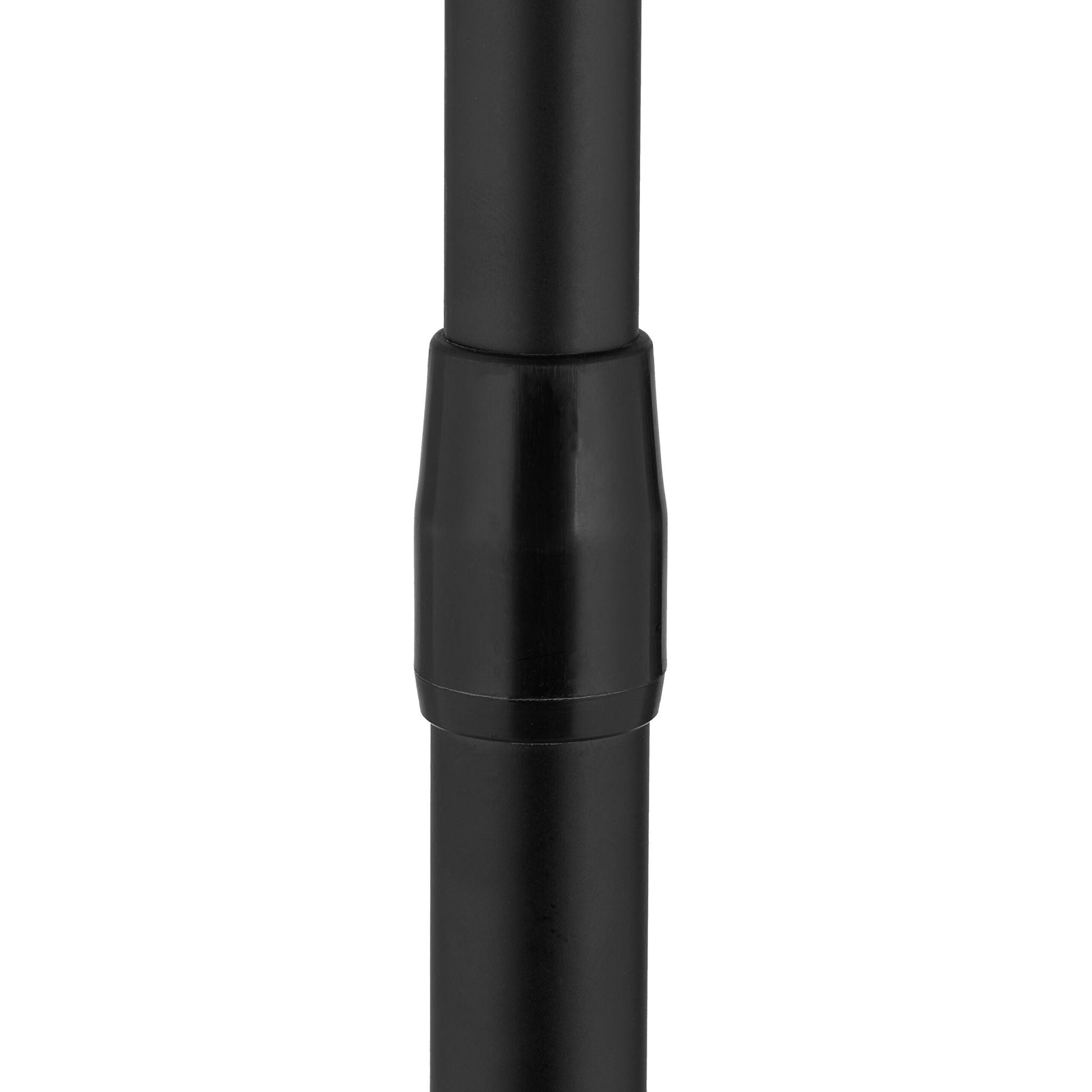 Teleskopstange Edelstahl Schwarz von Relaxdays