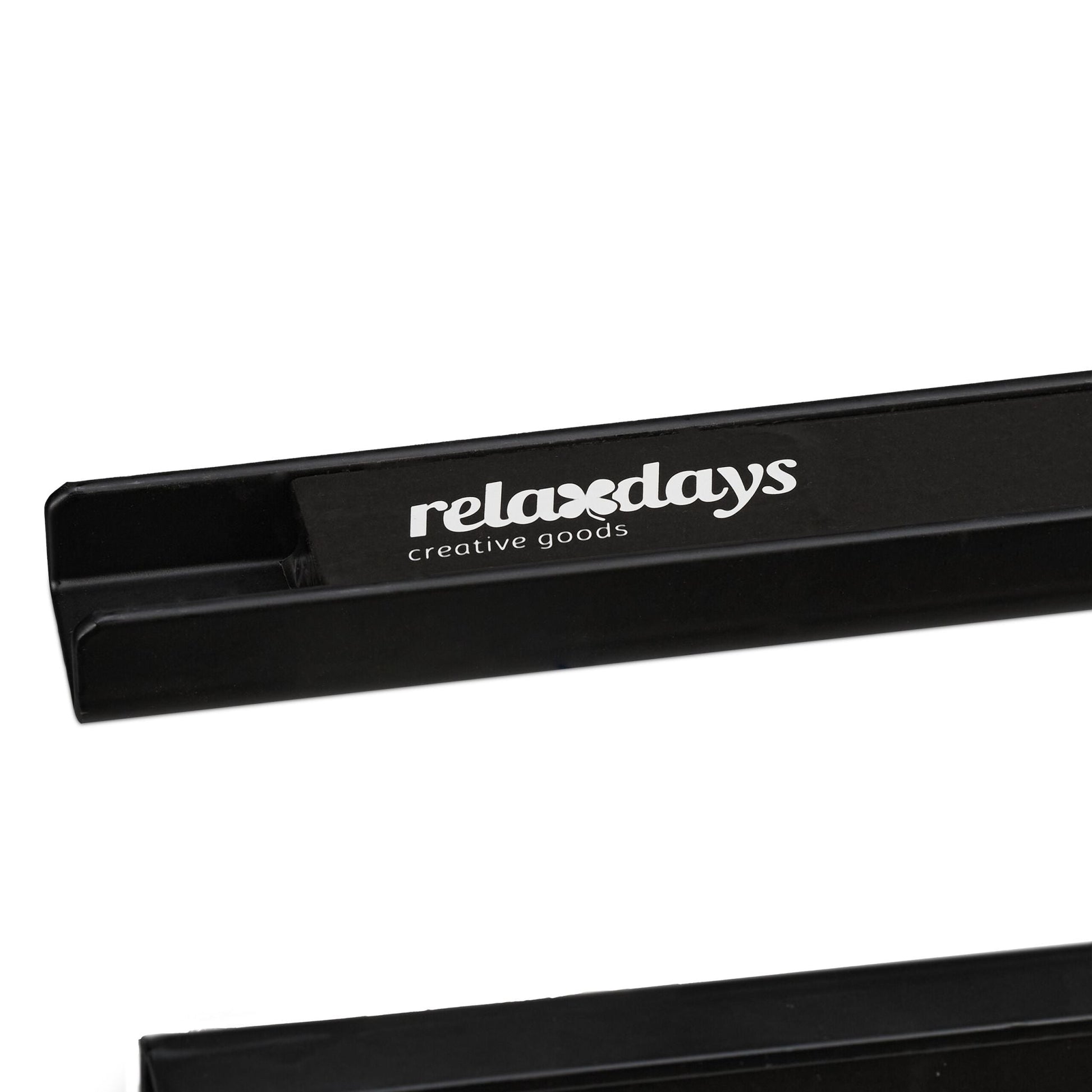 Magnetleiste 30cm 3er-Set Schwarz von Relaxdays