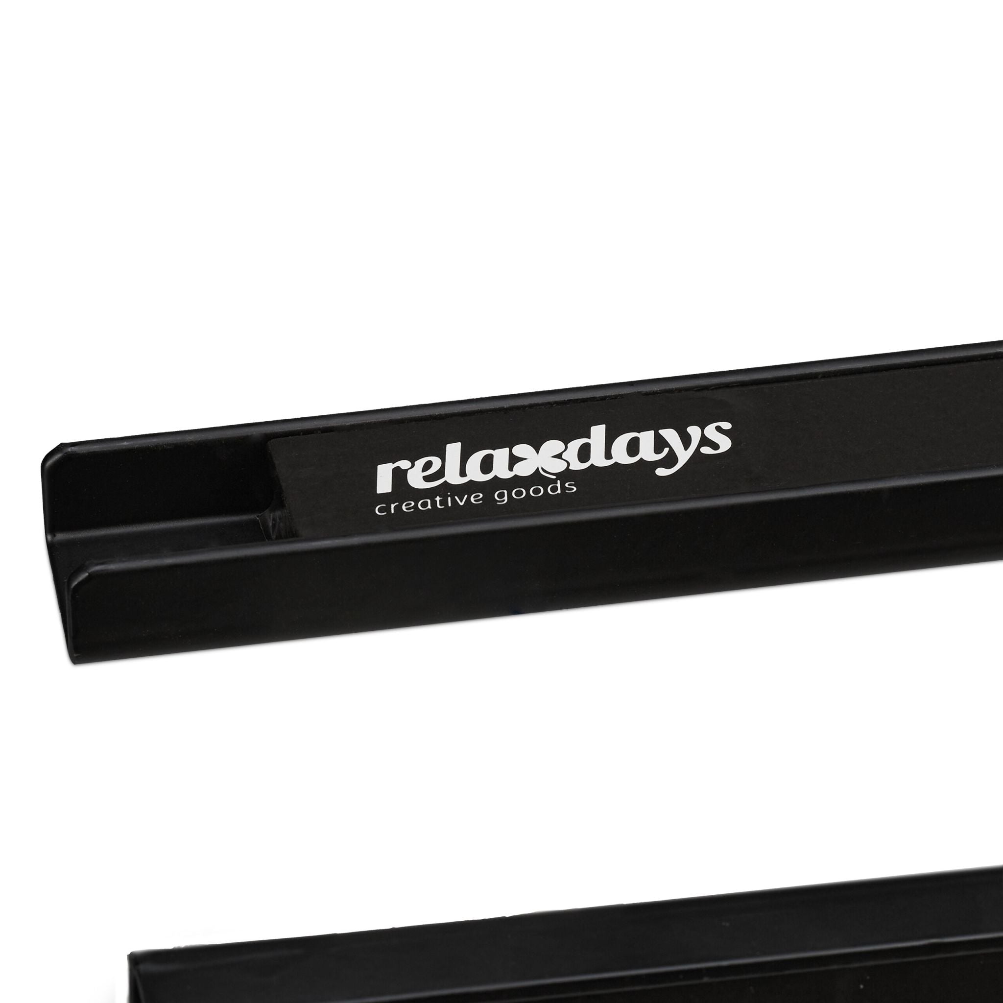 Magnetleiste 30cm 3er-Set Schwarz von Relaxdays
