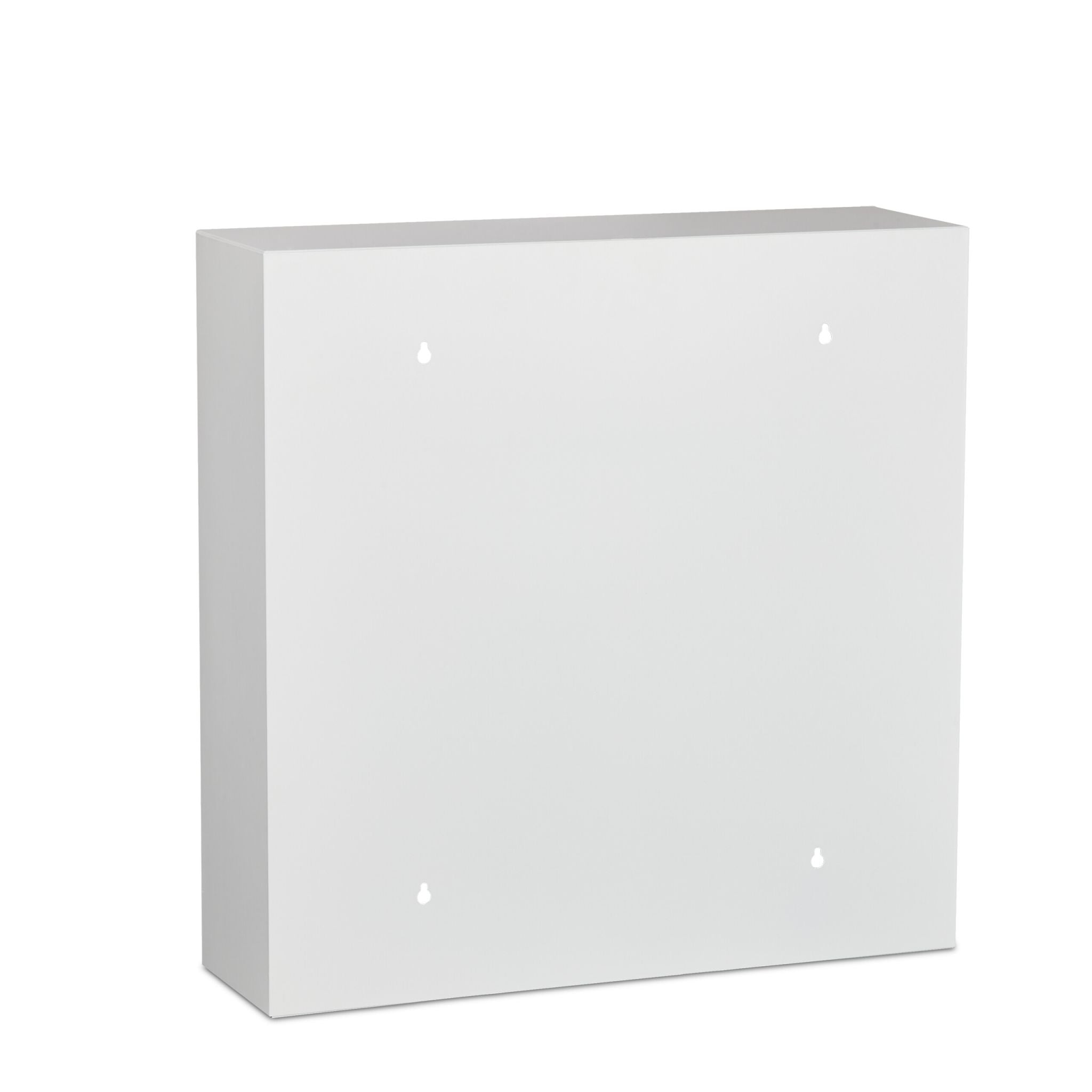 Abschliessbarer Medizinschrank Doppeltür Weiss-Silber-Transparent von Relaxdays