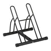 Fahrradständer für 2 Fahrräder Schwarz von Relaxdays