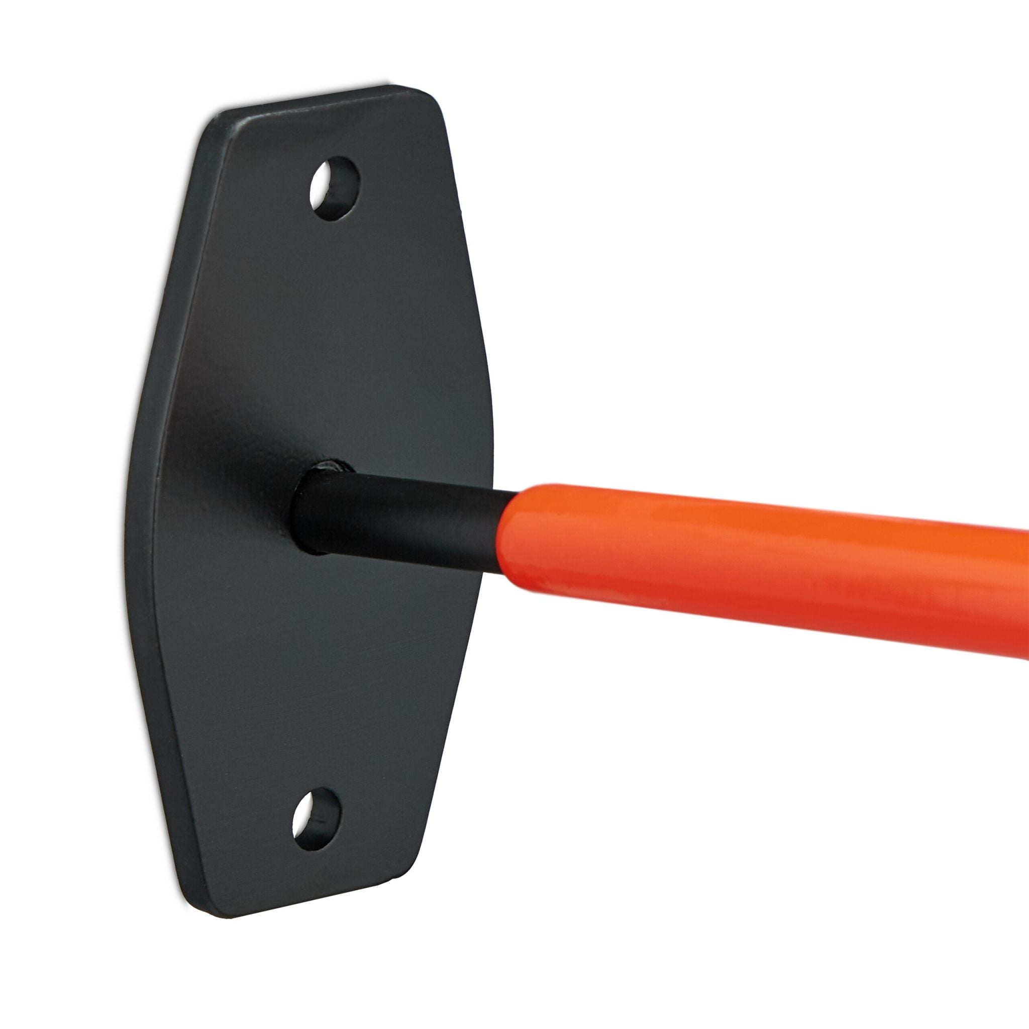 Reifenhalter für Wandmontage 4er-Set Orange-Schwarz von Relaxdays