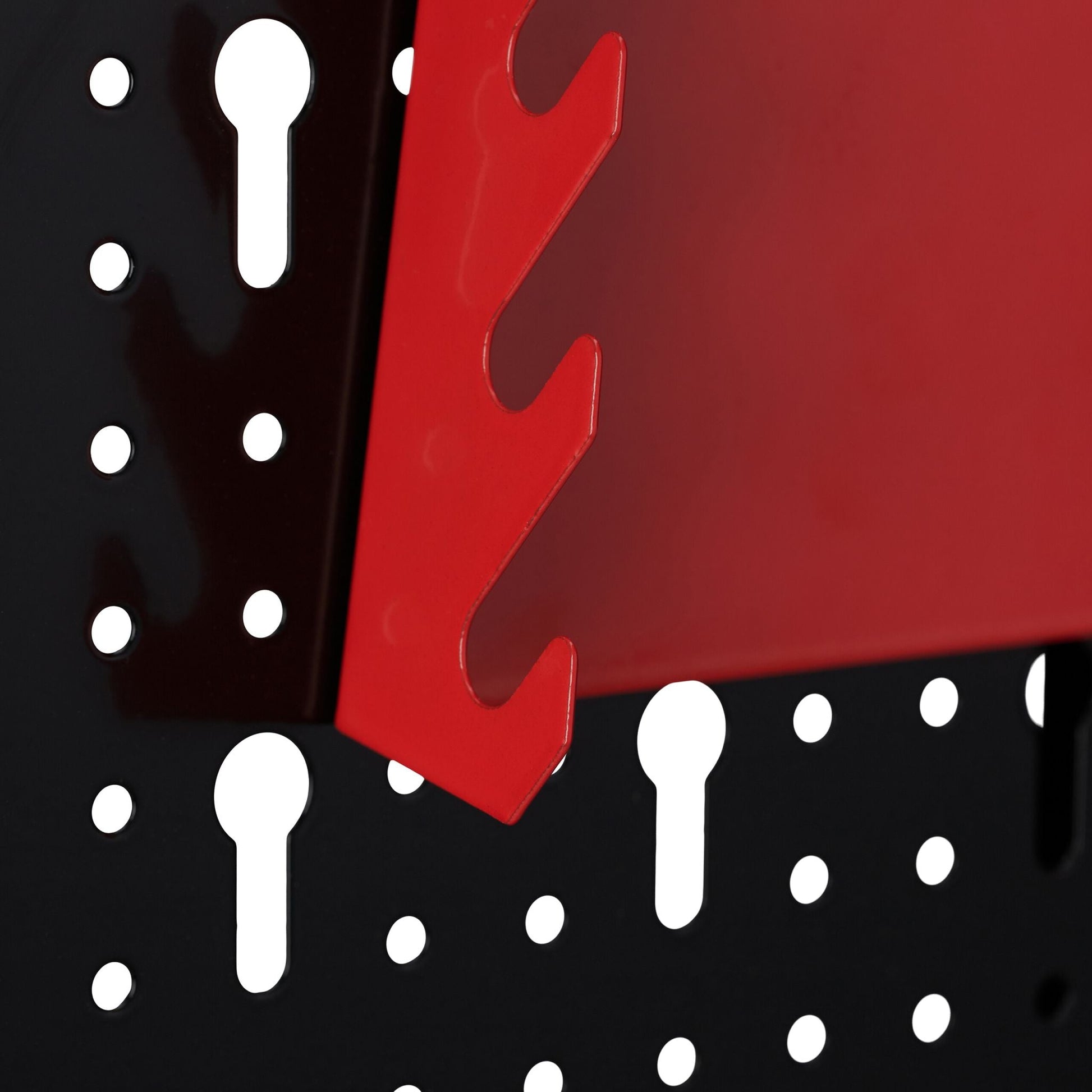 Werkzeugwand 25-teilig Rot-Schwarz-Silber von Relaxdays