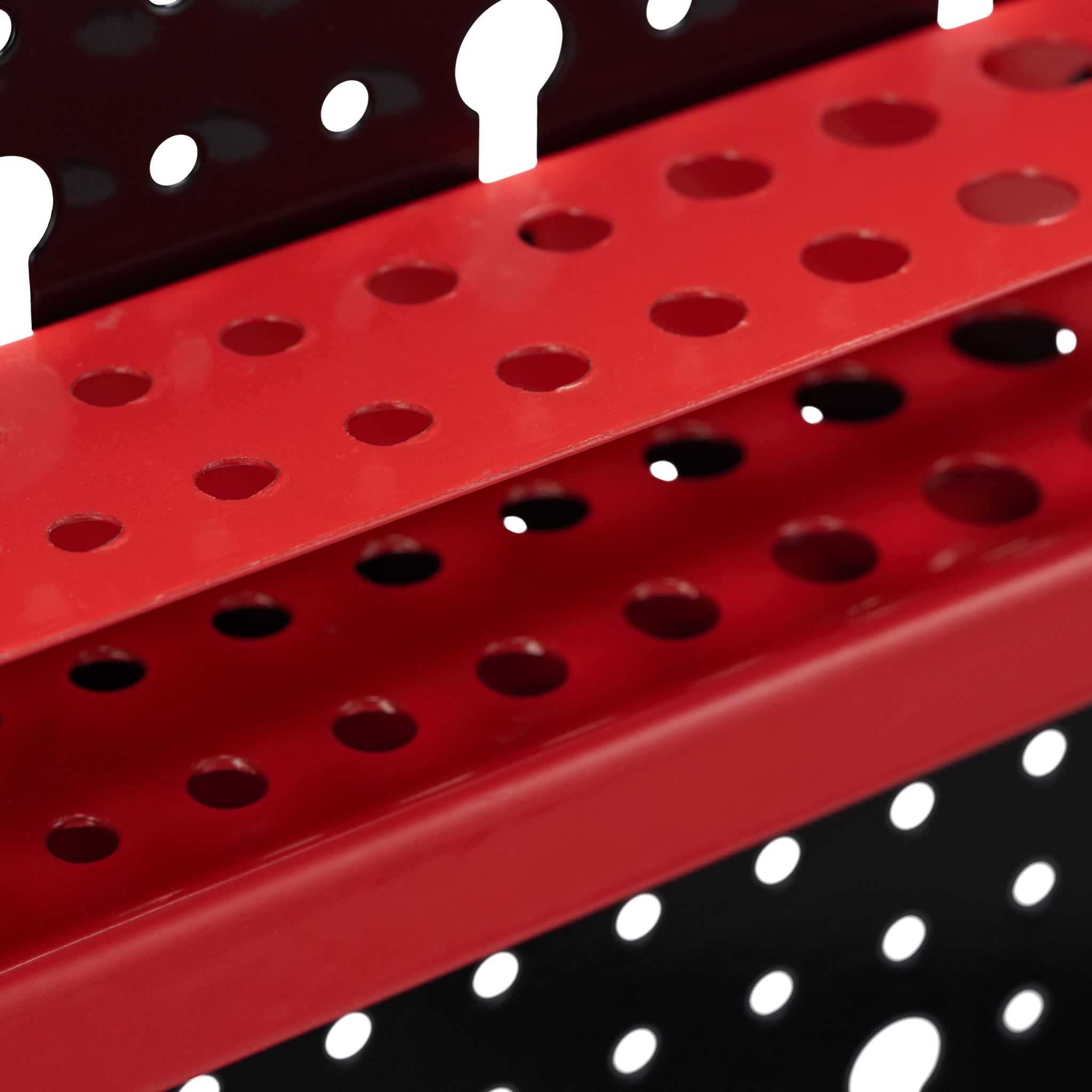 Werkzeugwand 25-teilig Rot-Schwarz-Silber von Relaxdays