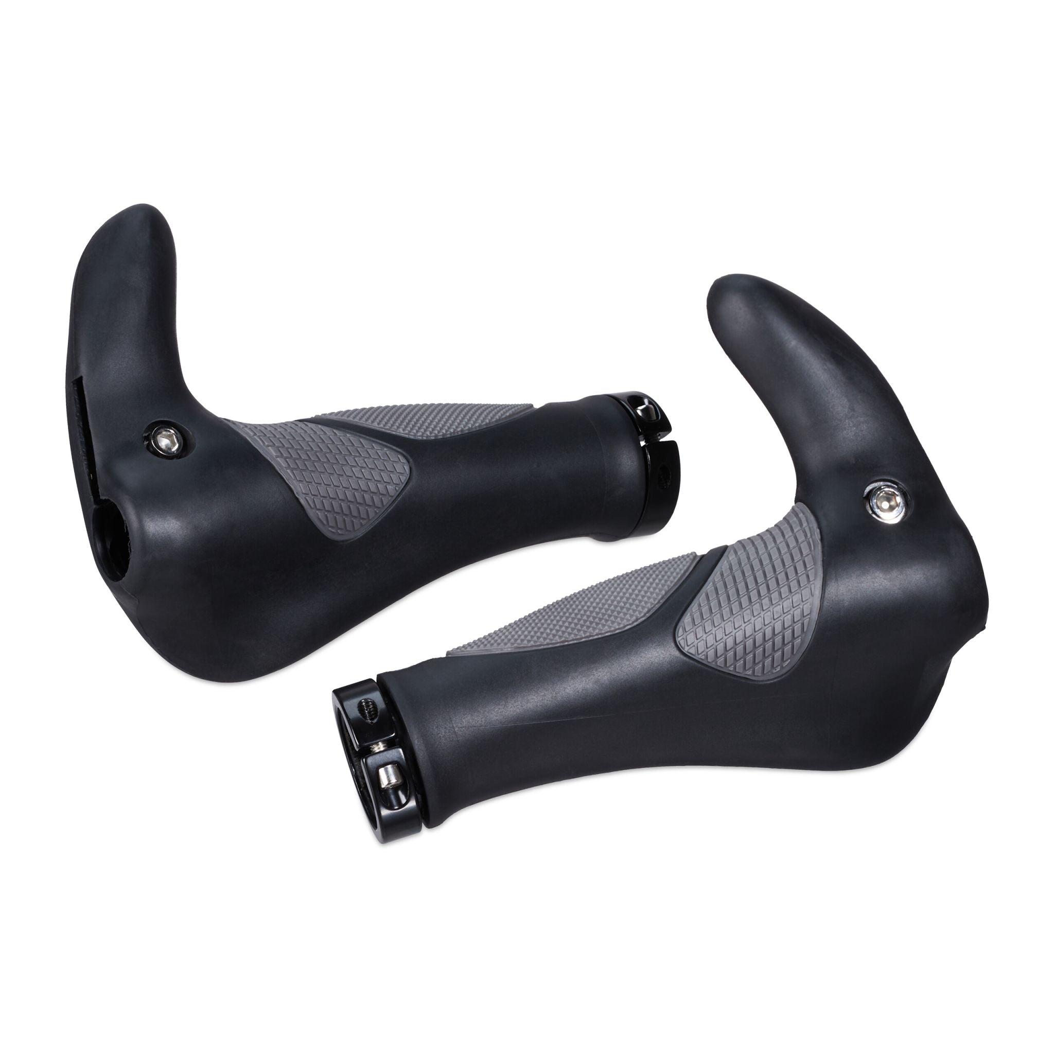 Fahrradgriffe ergonomisch Schwarz-Grau von Relaxdays