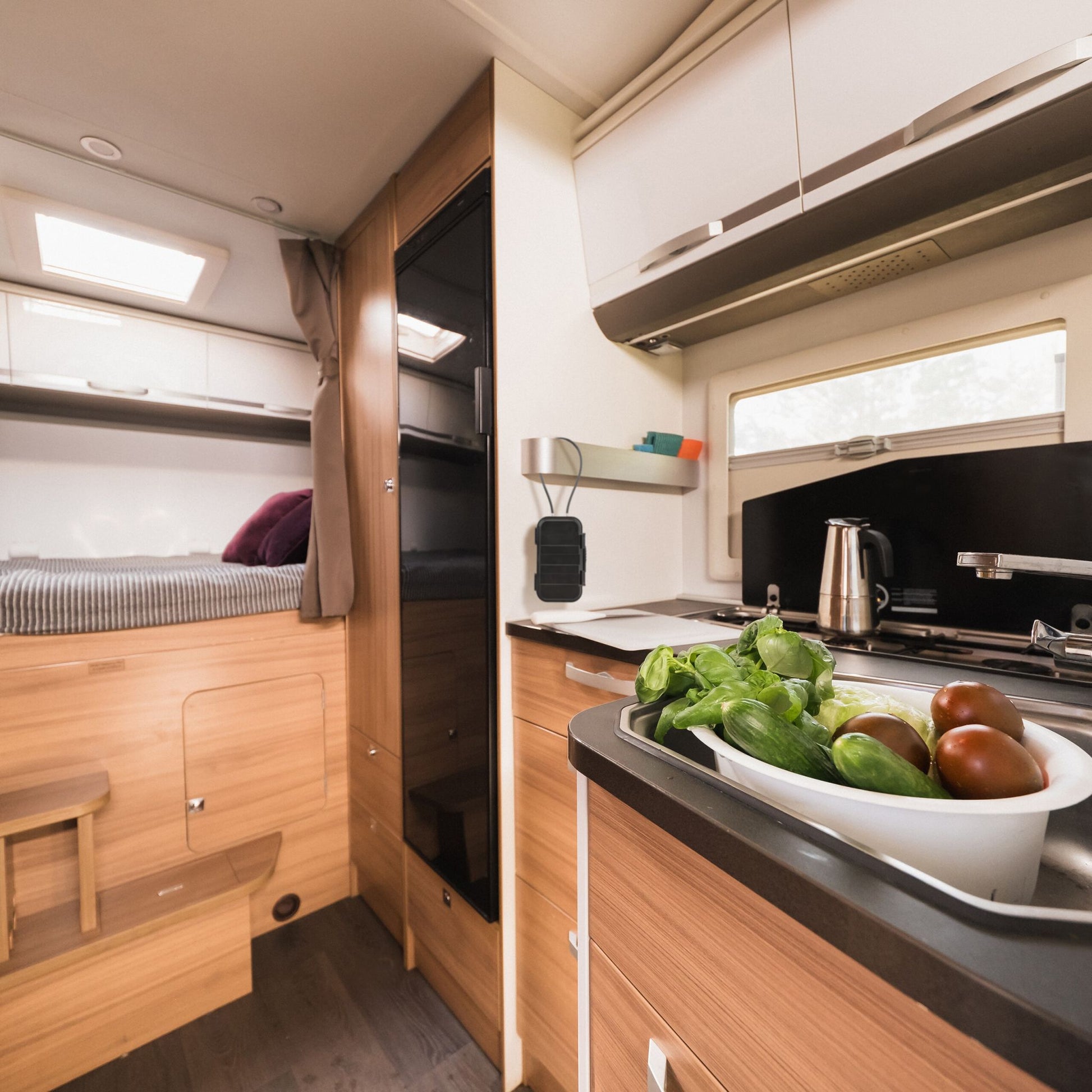 Sicherheitsbox tragbar mit Zahlenschloss Schwarz von Relaxdays