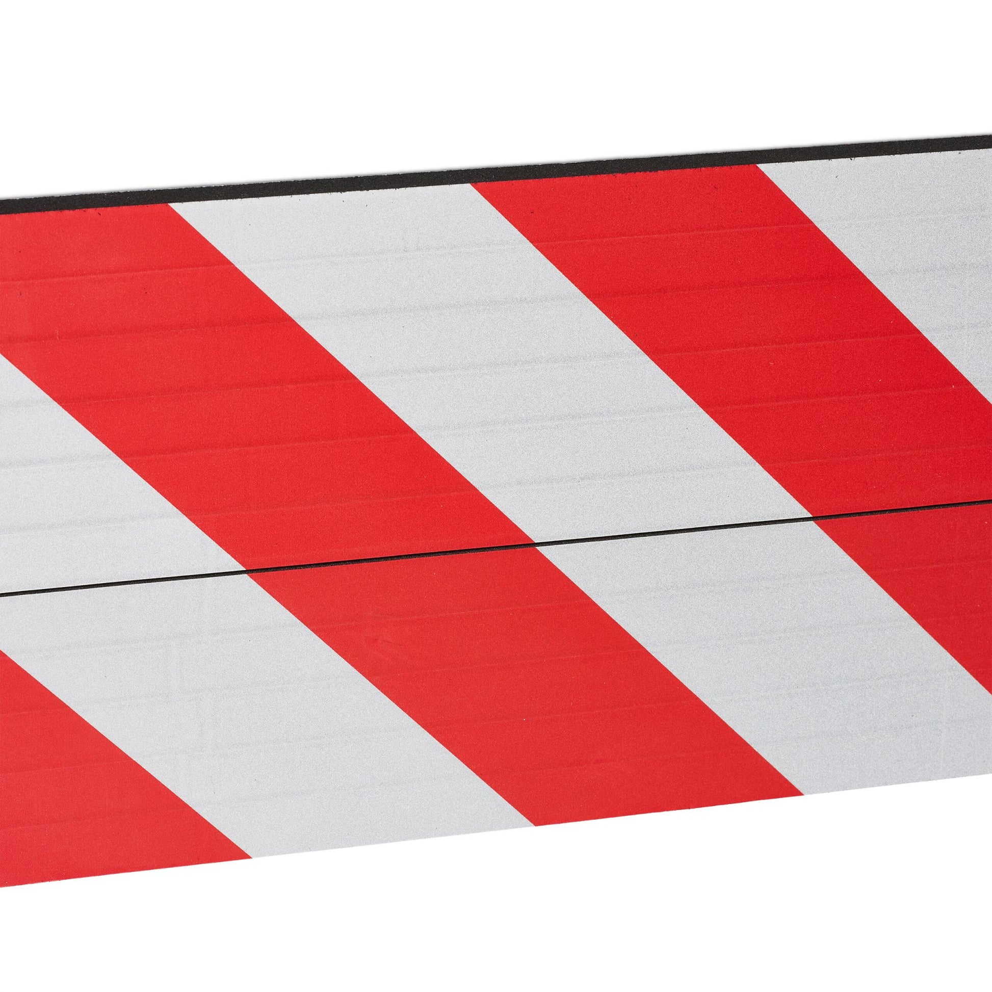 Garagen Wandschutz selbstklebend 2er-Set Weiss-Rot von Relaxdays
