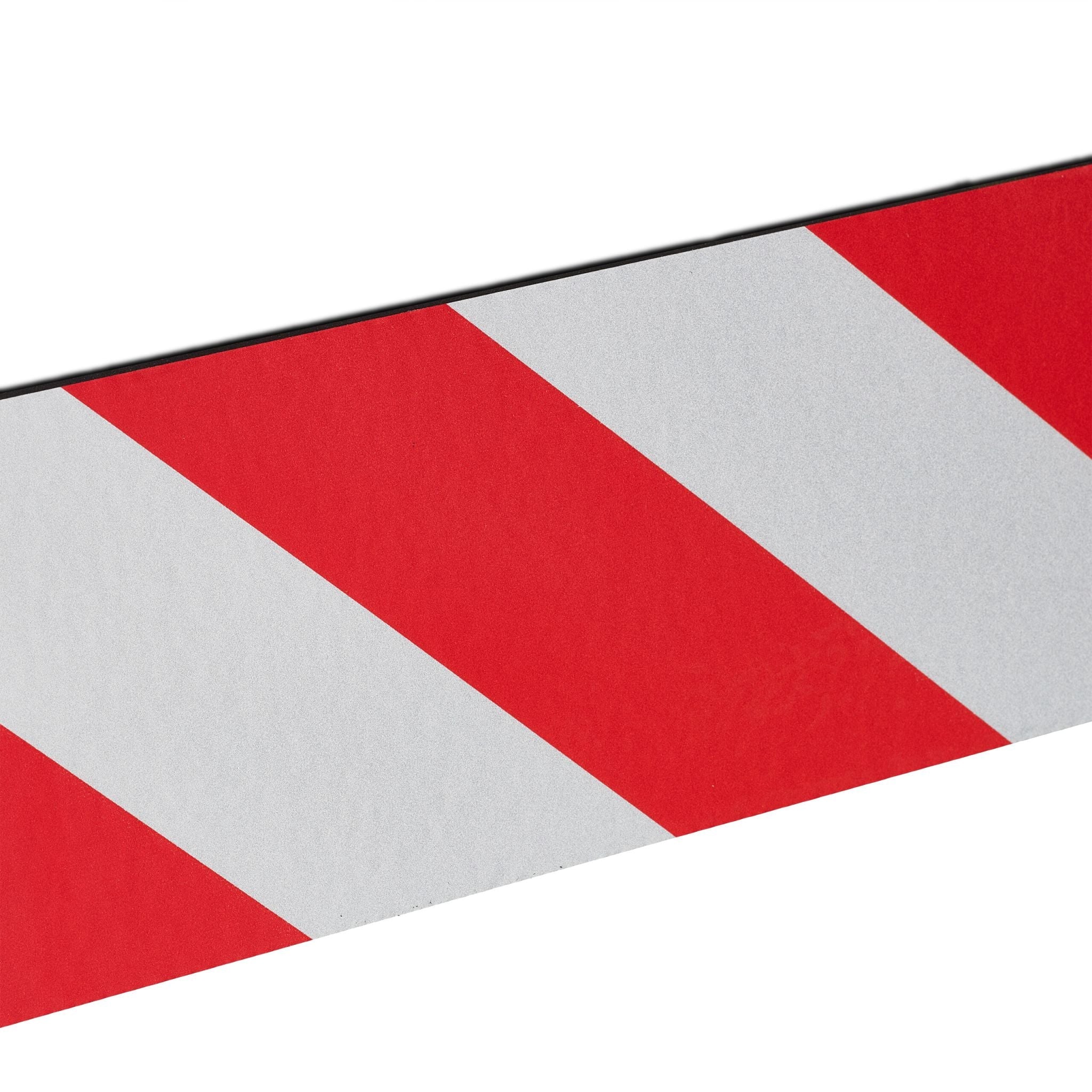 Garagen Wandschutz Ecke 2er-Set Weiss-Rot von Relaxdays