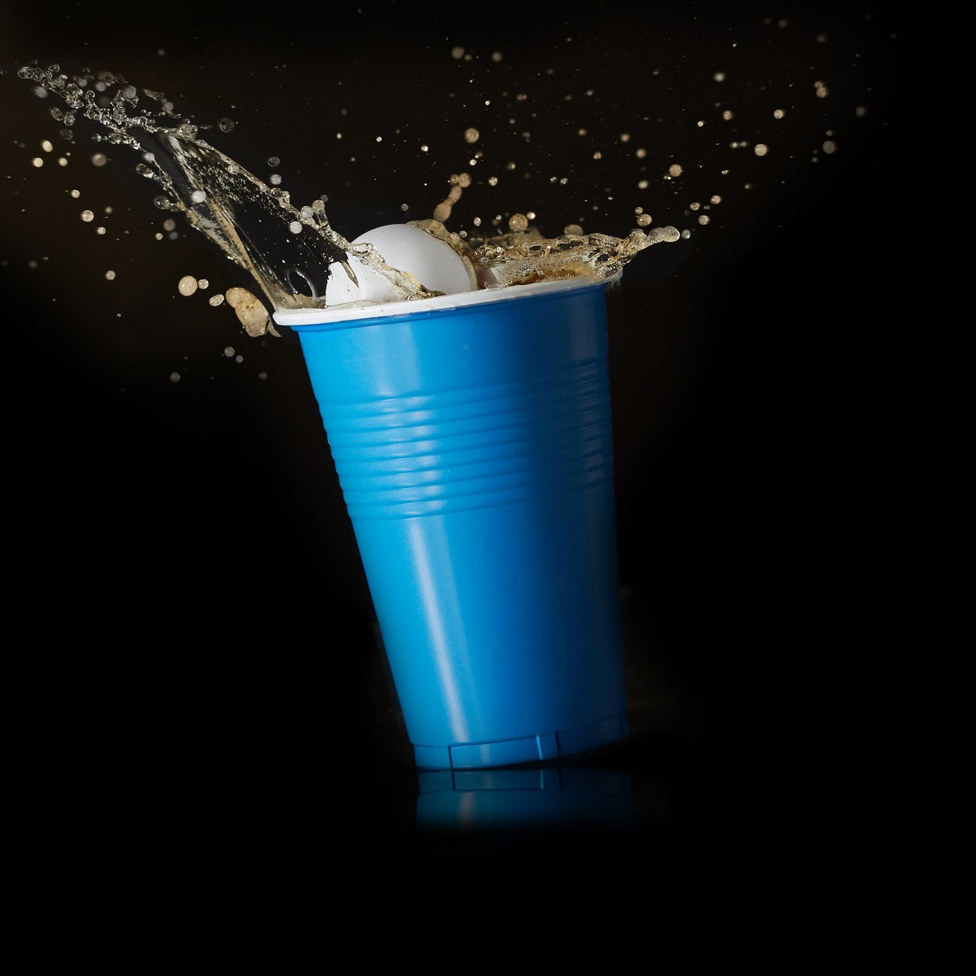 Beer Pong Bälle 100er-Set Weiss von Relaxdays