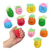 Stressball 6cm 12er-Set Blau-Gelb-Rot von Relaxdays