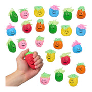 Stressball 6cm 24er-Set Blau-Gelb-Rot von Relaxdays