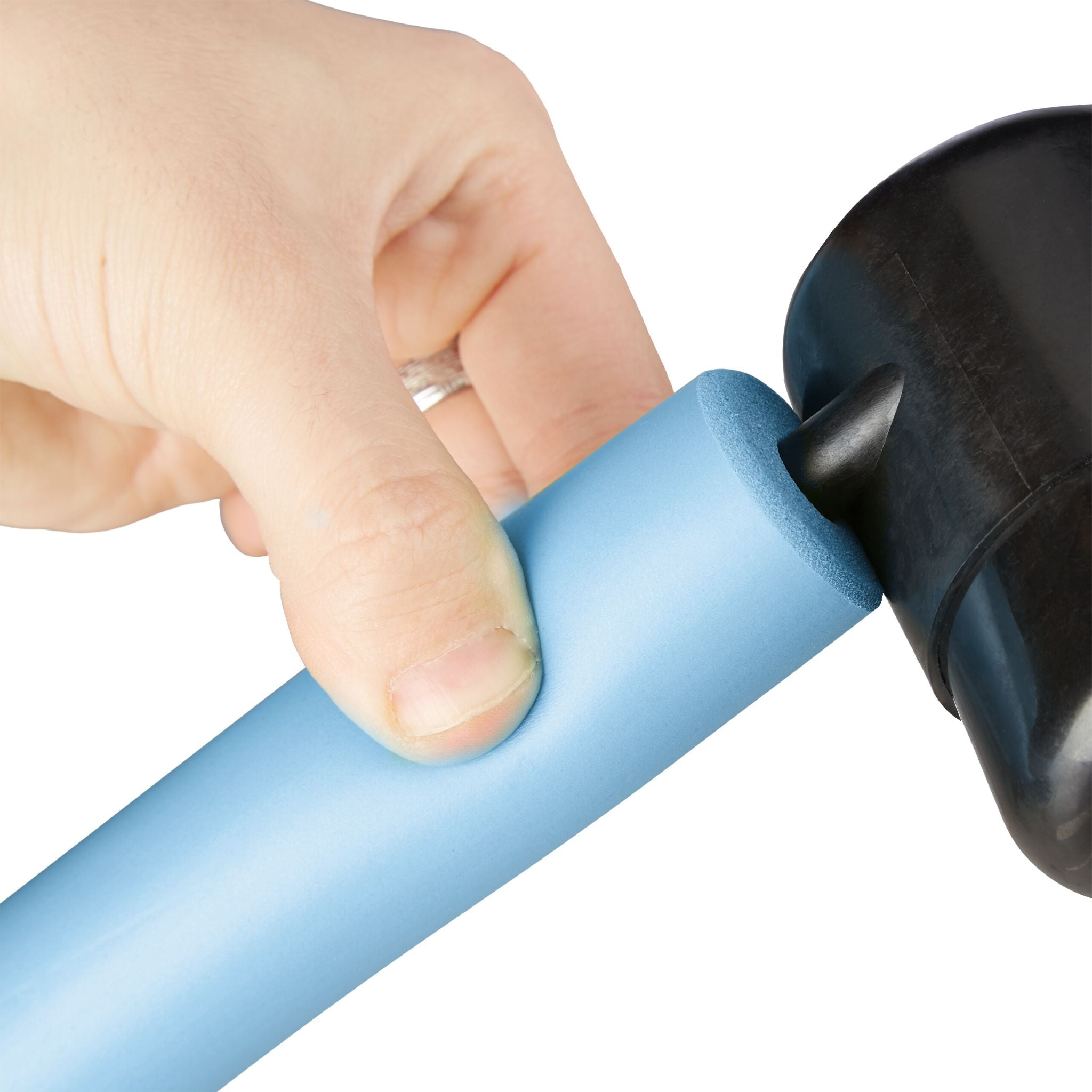 Oberschenkeltrainer für Zuhause Hellblau-Schwarz von Relaxdays