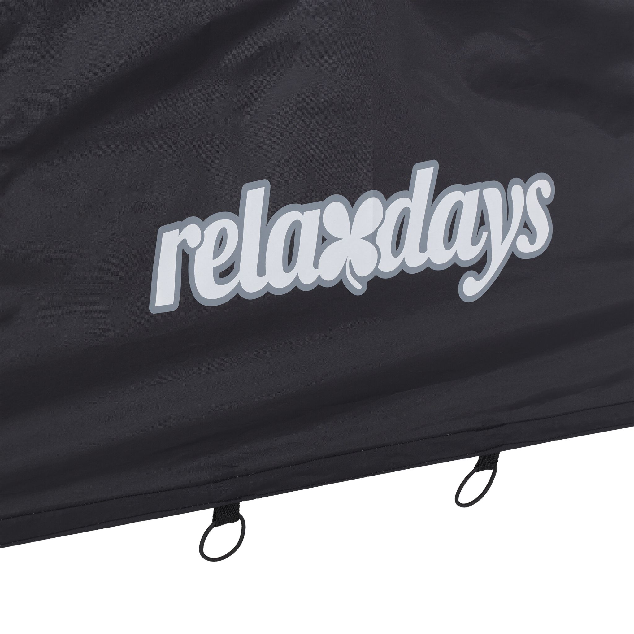 Fussballtor mit Torwand Weiss-Schwarz-Grau von Relaxdays