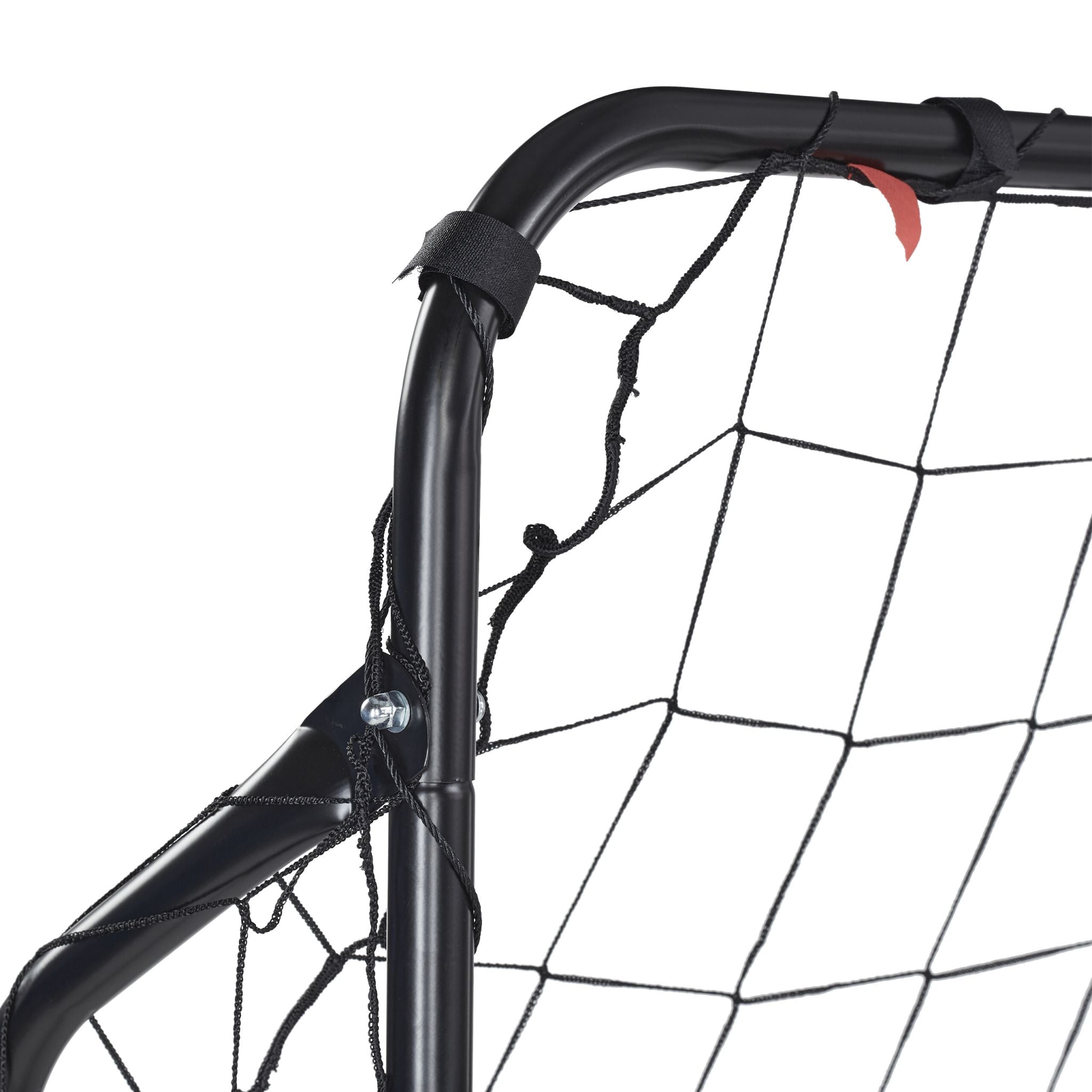 Fussballtor mit Torwand Weiss-Schwarz-Grau von Relaxdays