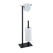 Toilettenpapierhalter stehend Schwarz von Relaxdays